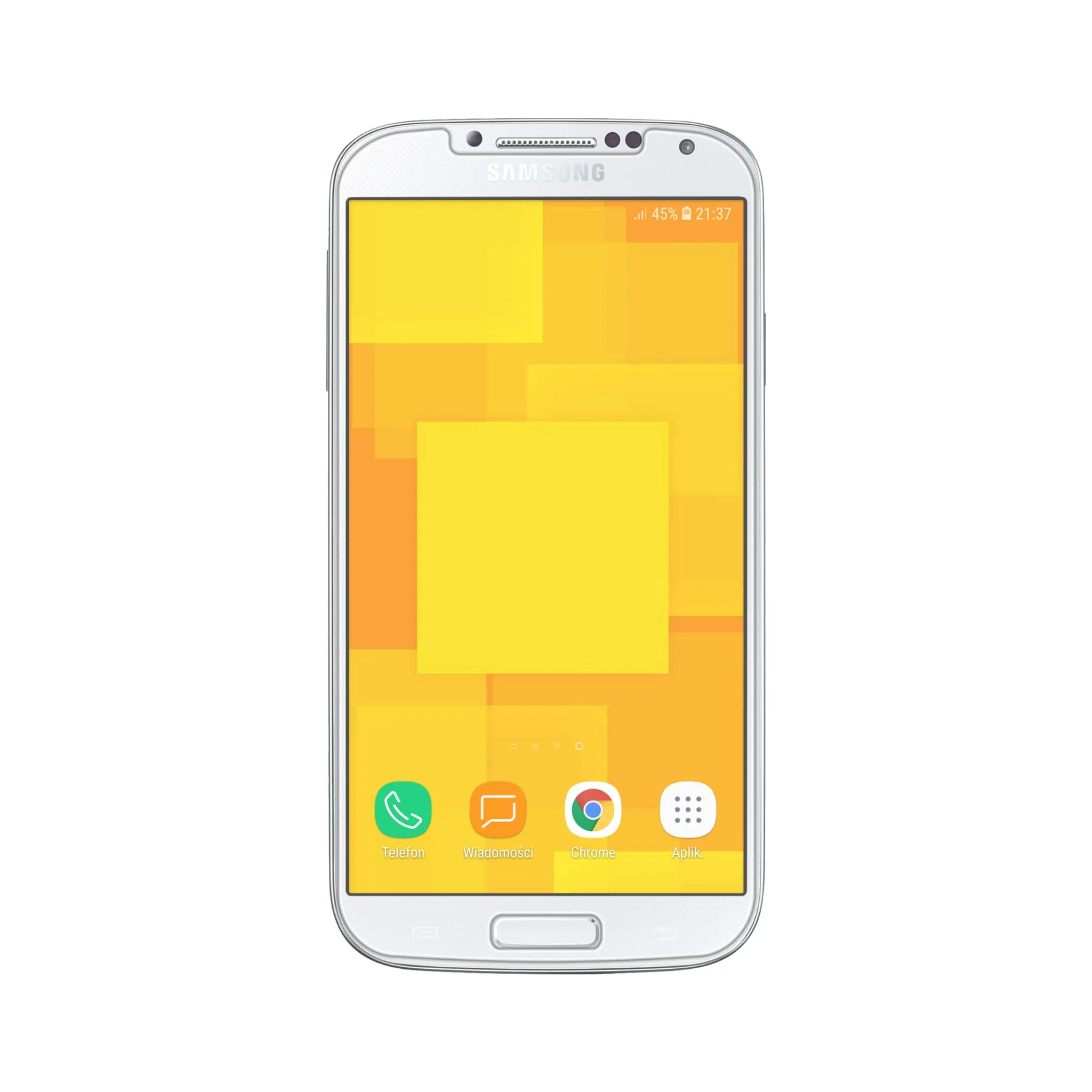 Telefon Samsung Galaxy S4 ze szkłem hartowanym Polski Banan BananShield