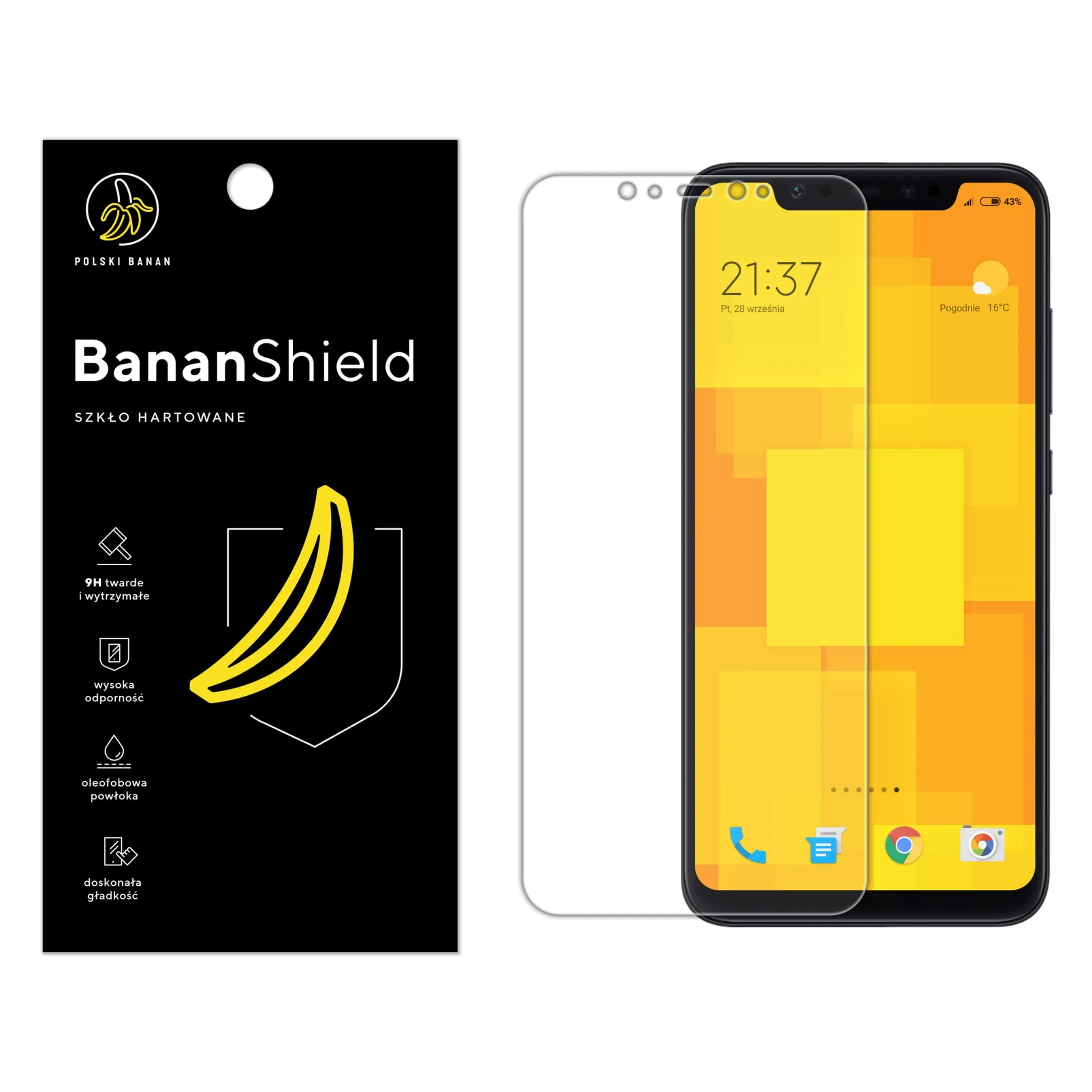Szkło hartowane Polski Banan BananShield do Xiaomi Mi 8