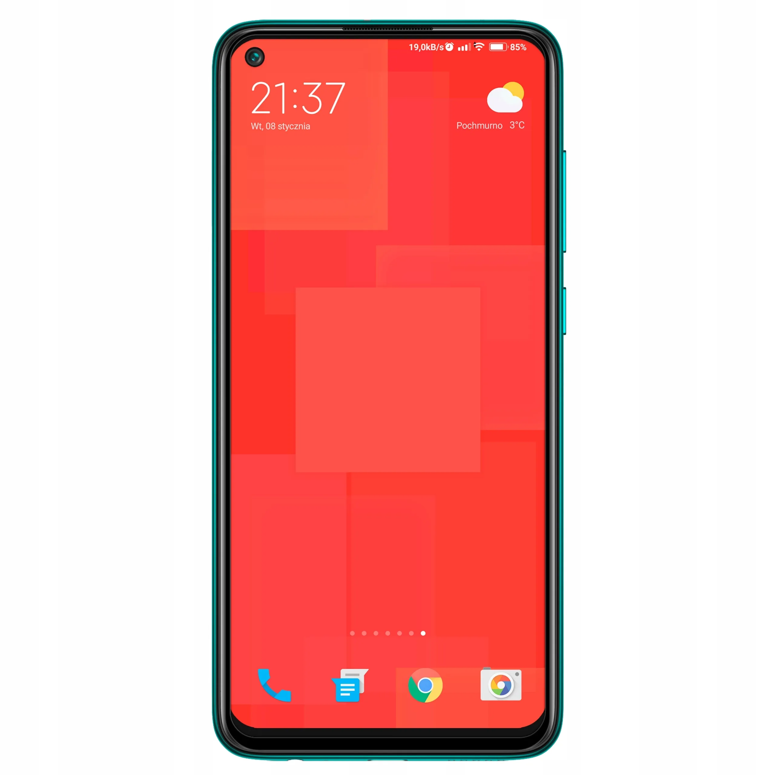 Telefon Xiaomi Redmi Note 9 ze szkłem hartowanym 3D Polski Banan BananGuard w kolorze czarnym