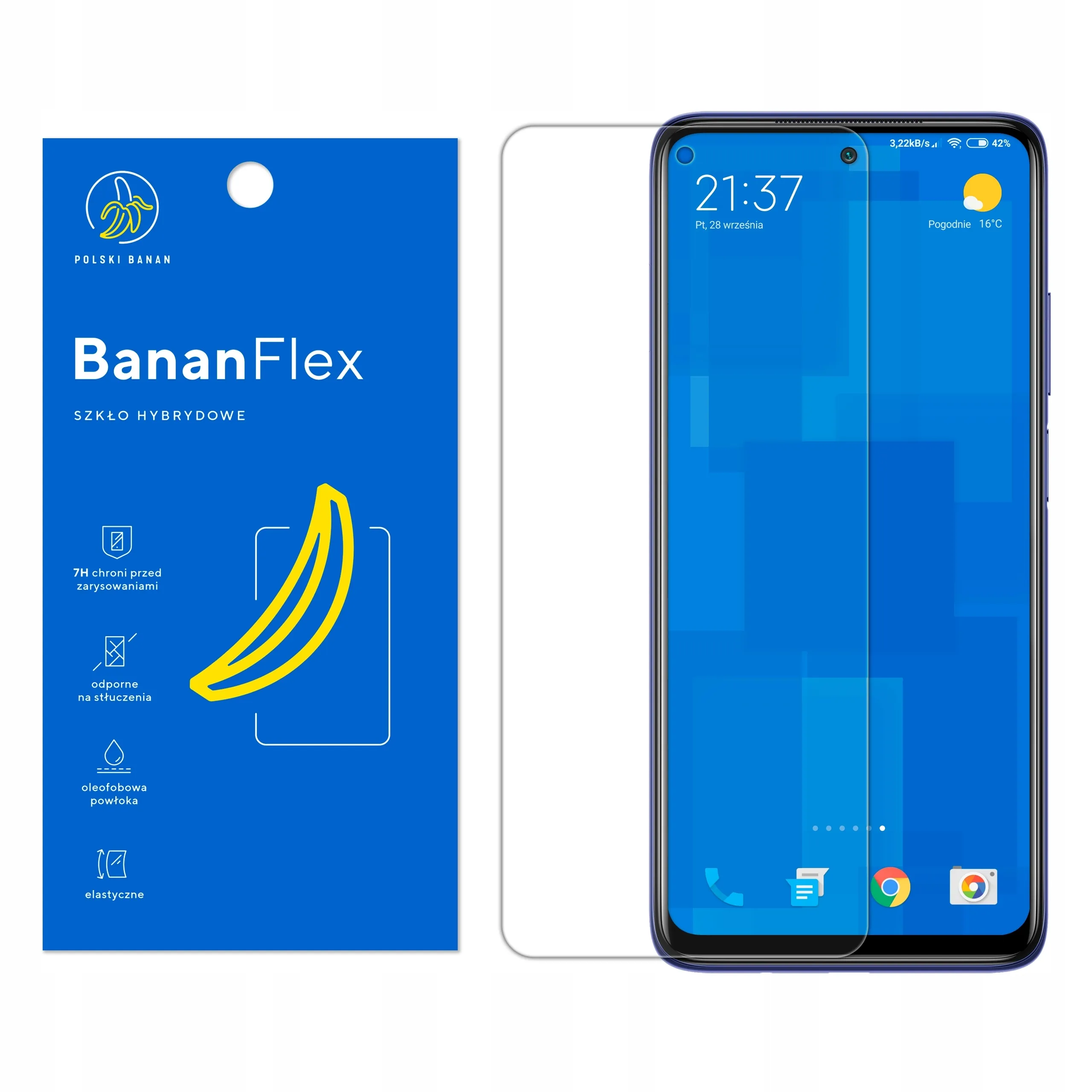 Szkło hybrydowe Polski Banan BananFlex do Xiaomi Mi 10T Lite