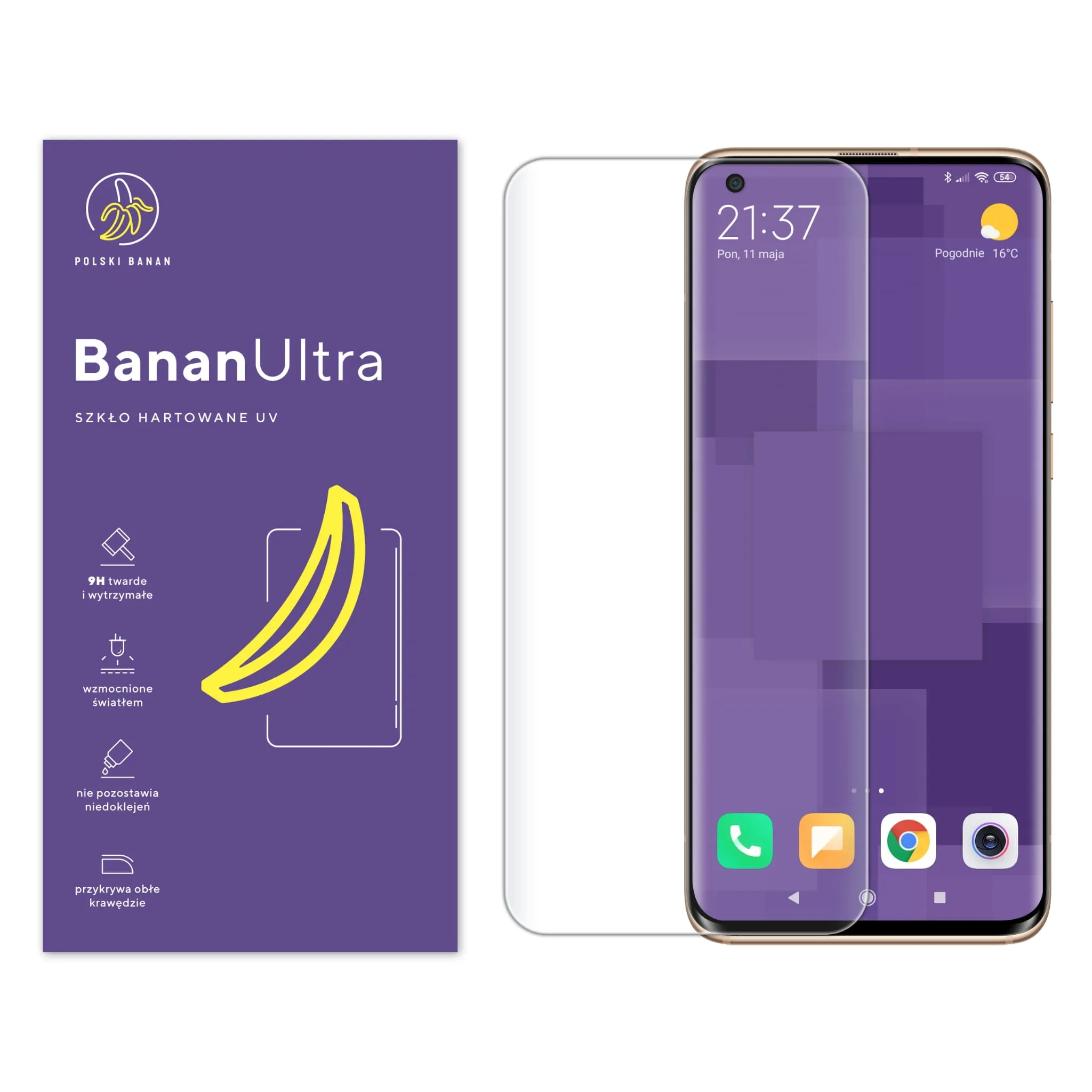 Szkło hartowane UV Polski Banan BananUltra do Xiaomi Mi 10 Ultra