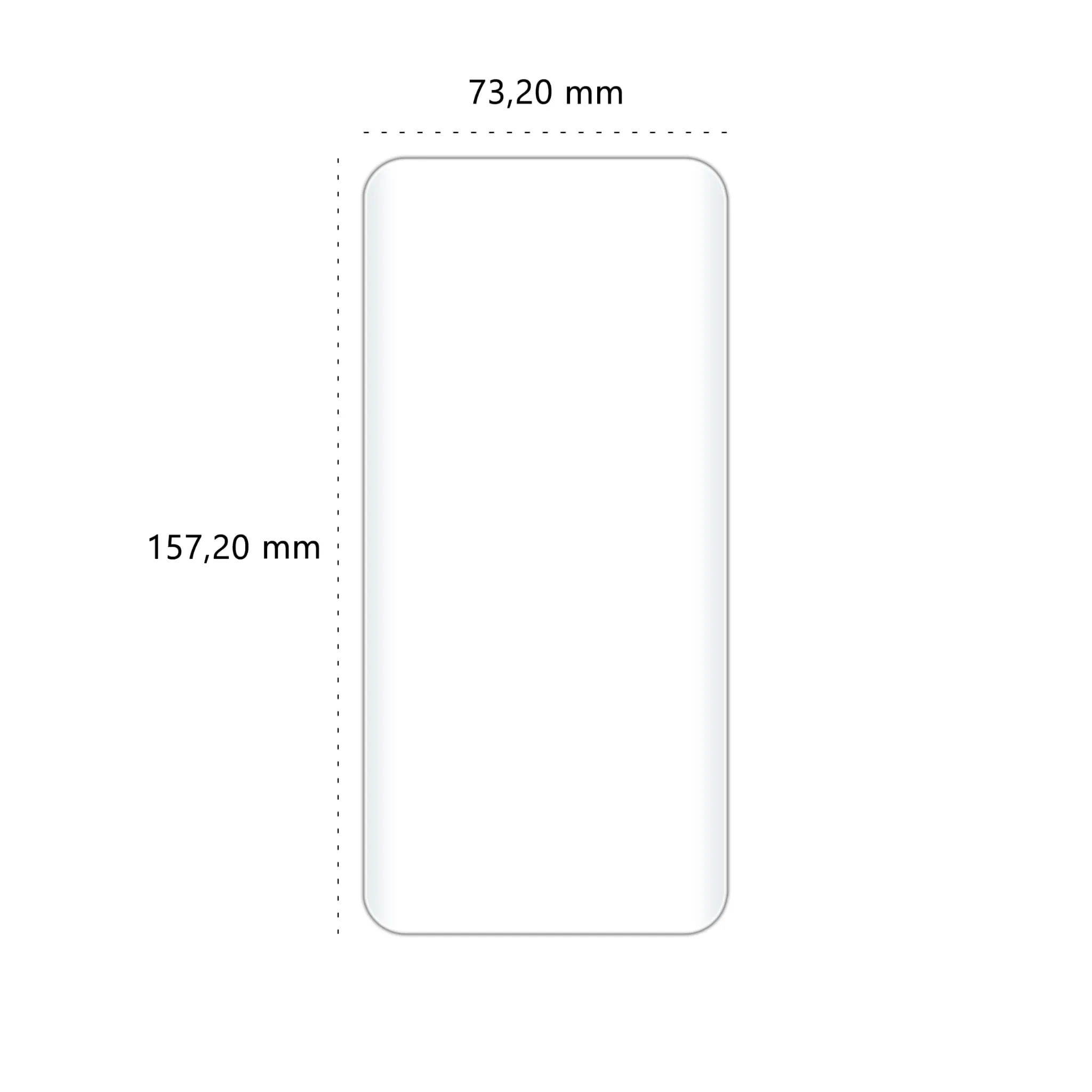 Wymiary szkła hartowanego UV Polski Banan BananUltra do telefonu Xiaomi Mi 10 Ultra