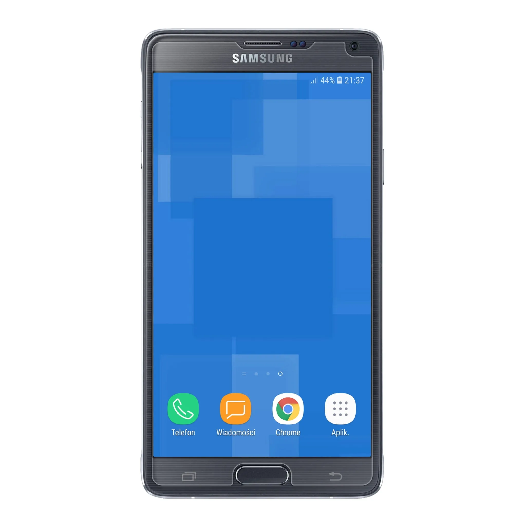 Telefon Samsung Galaxy Note 4 ze szkłem hybrydowym Polski Banan BananFlex