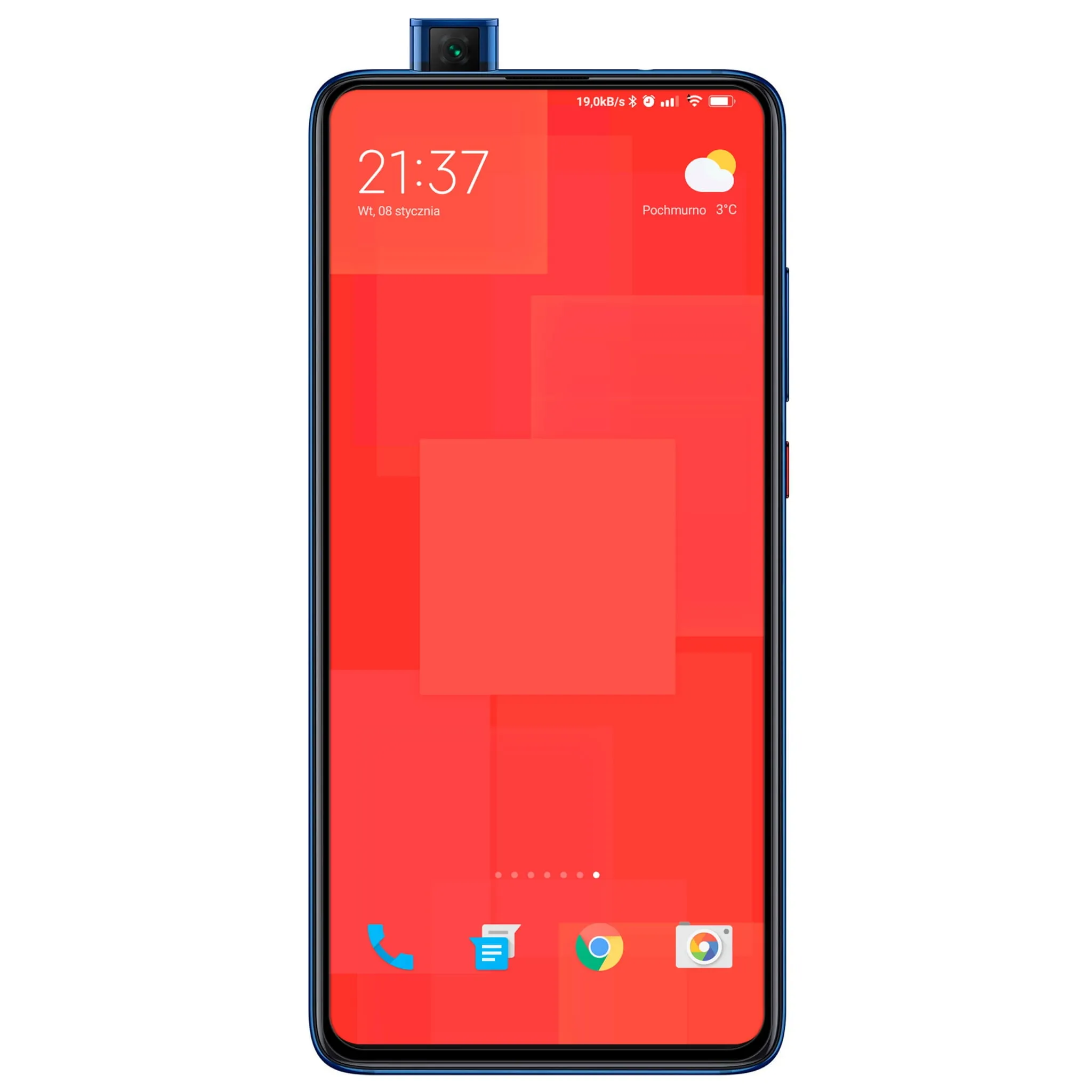 Telefon Xiaomi Mi 9T ze szkłem hartowanym 3D Polski Banan BananGuard w kolorze czarnym