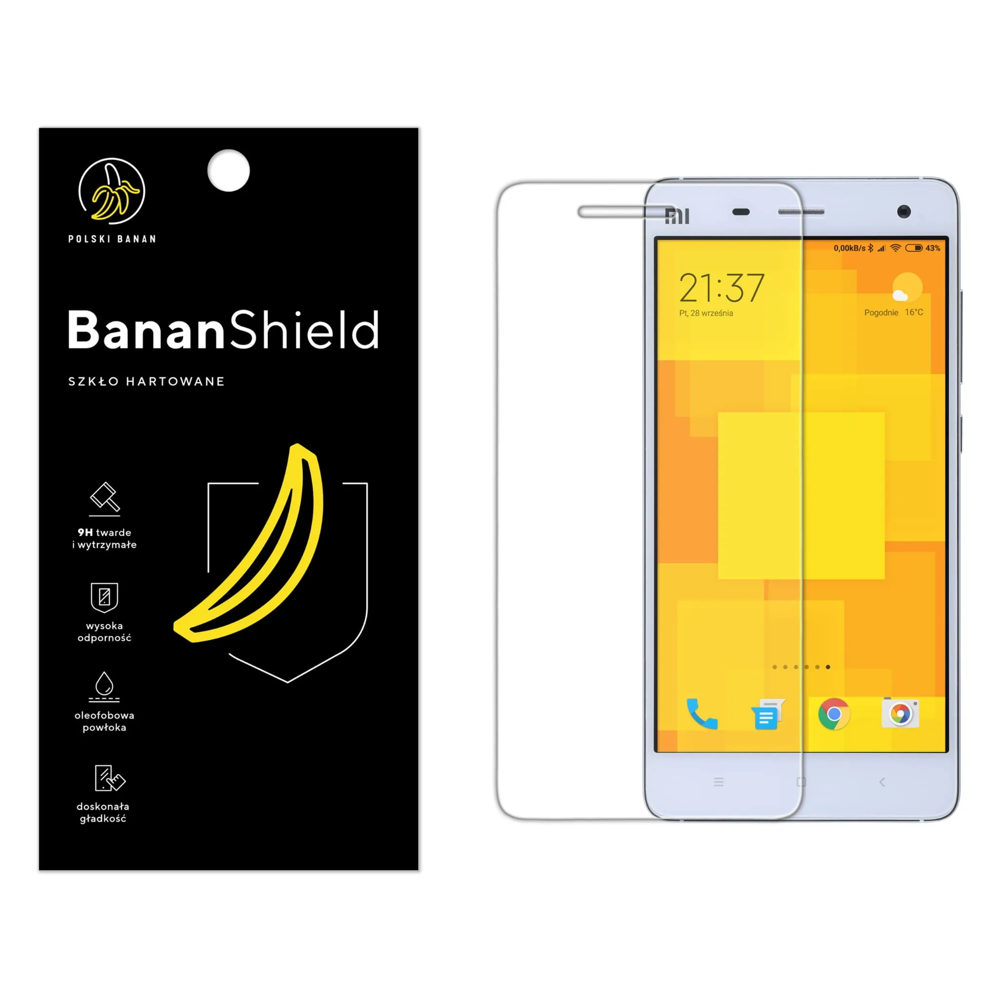 Szkło hartowane Polski Banan BananShield do Xiaomi Mi 4