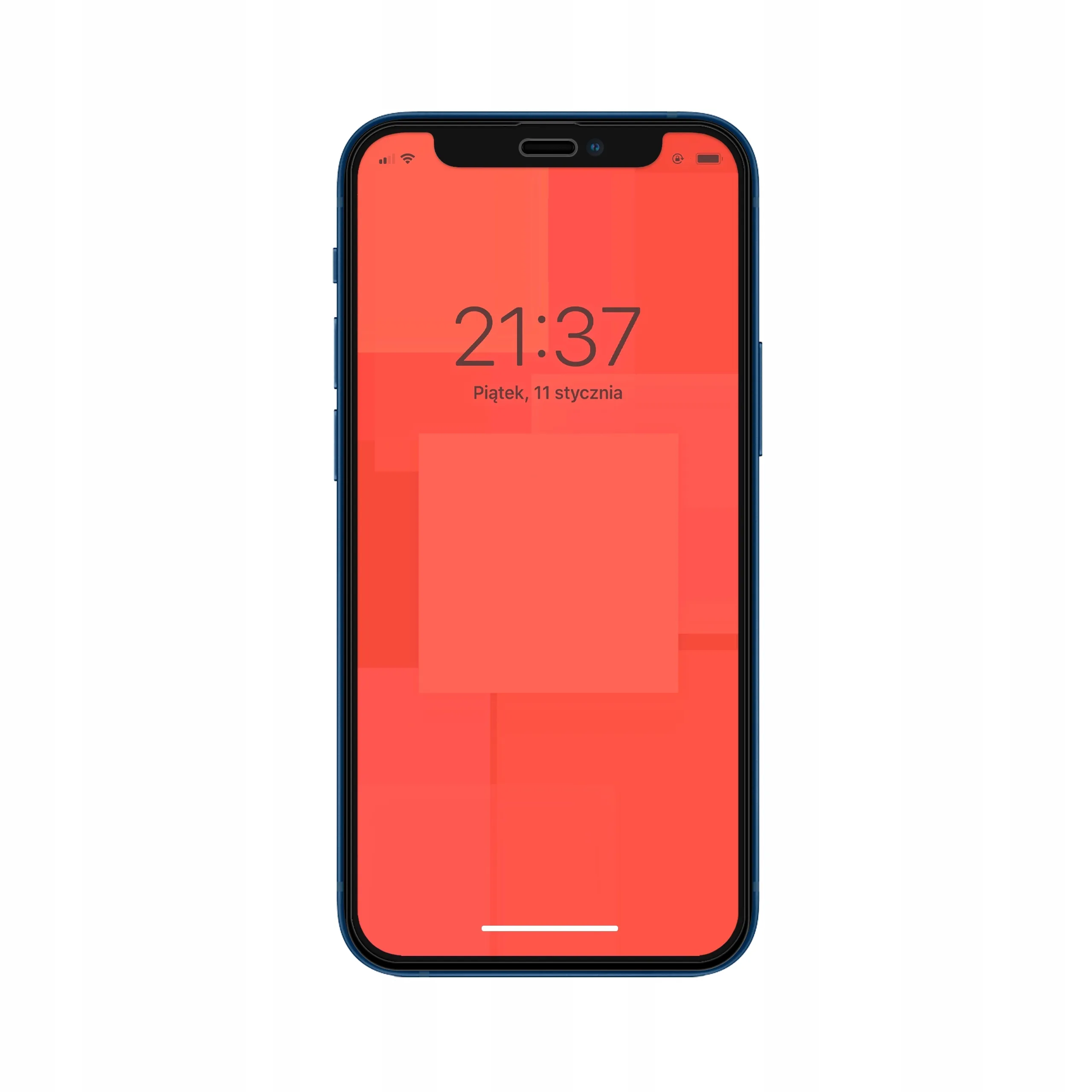 Telefon Apple iPhone 12 mini ze szkłem hartowanym 3D Polski Banan BananGuard w kolorze czarnym