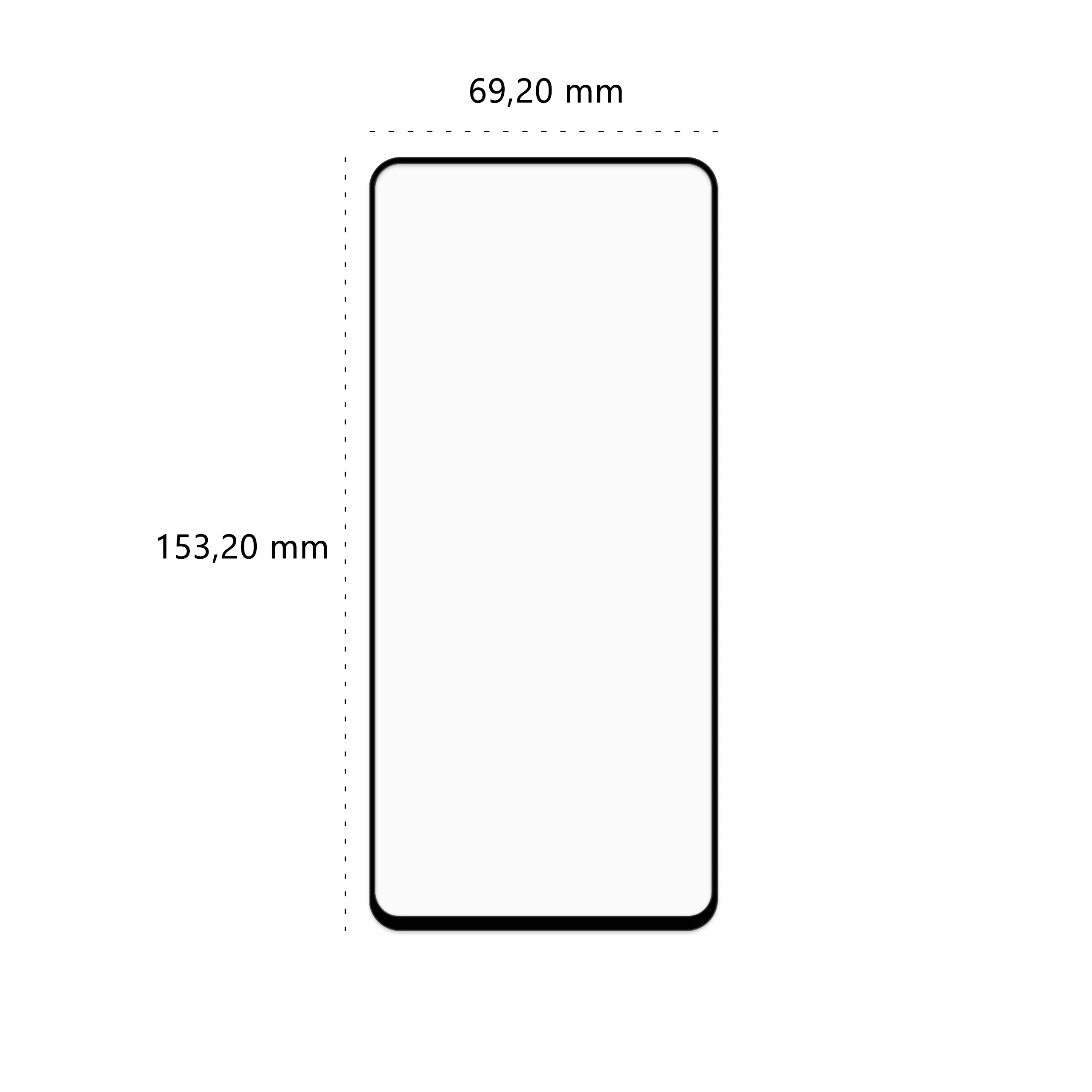 Wymiary szkła hartowanego 3D Polski Banan BananGuard w kolorze czarnym do telefonu Samsung Galaxy M31s