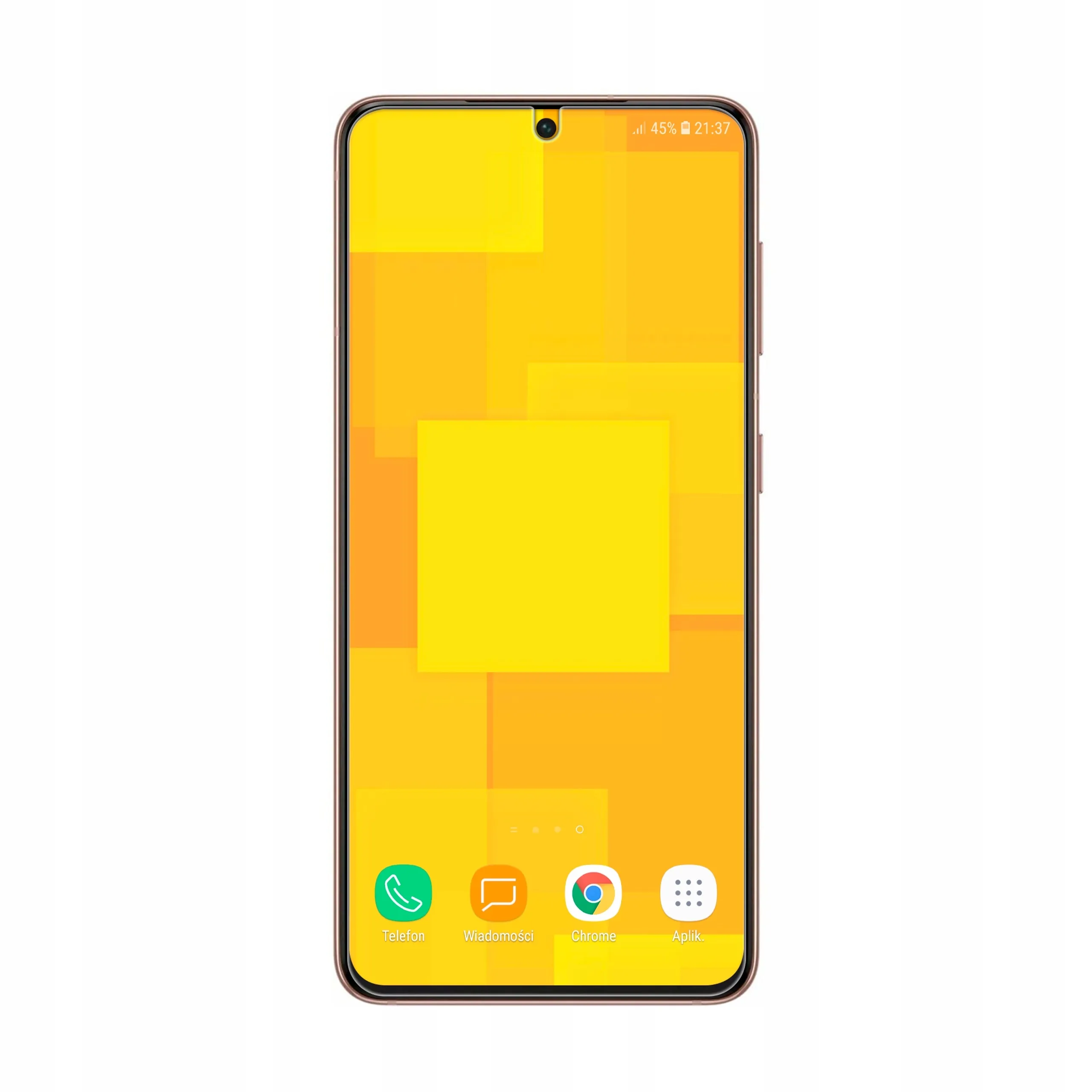 Telefon Samsung Galaxy S21 ze szkłem hartowanym Polski Banan BananShield
