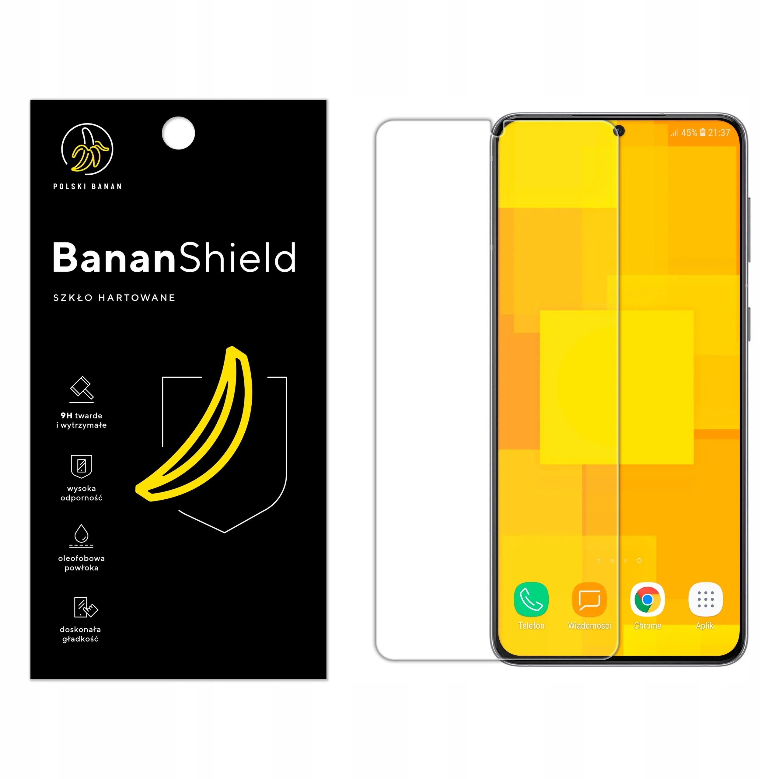 Szkło hartowane Polski Banan BananShield do Samsung Galaxy S21 Plus