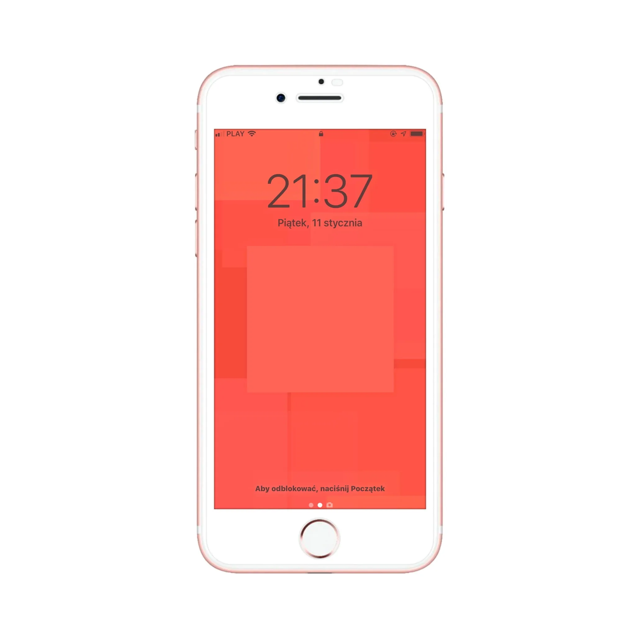 Telefon Apple iPhone 7 / 8 / SE 2020 / SE 2022 ze szkłem hartowanym 3D Polski Banan BananGuard w kolorze białym