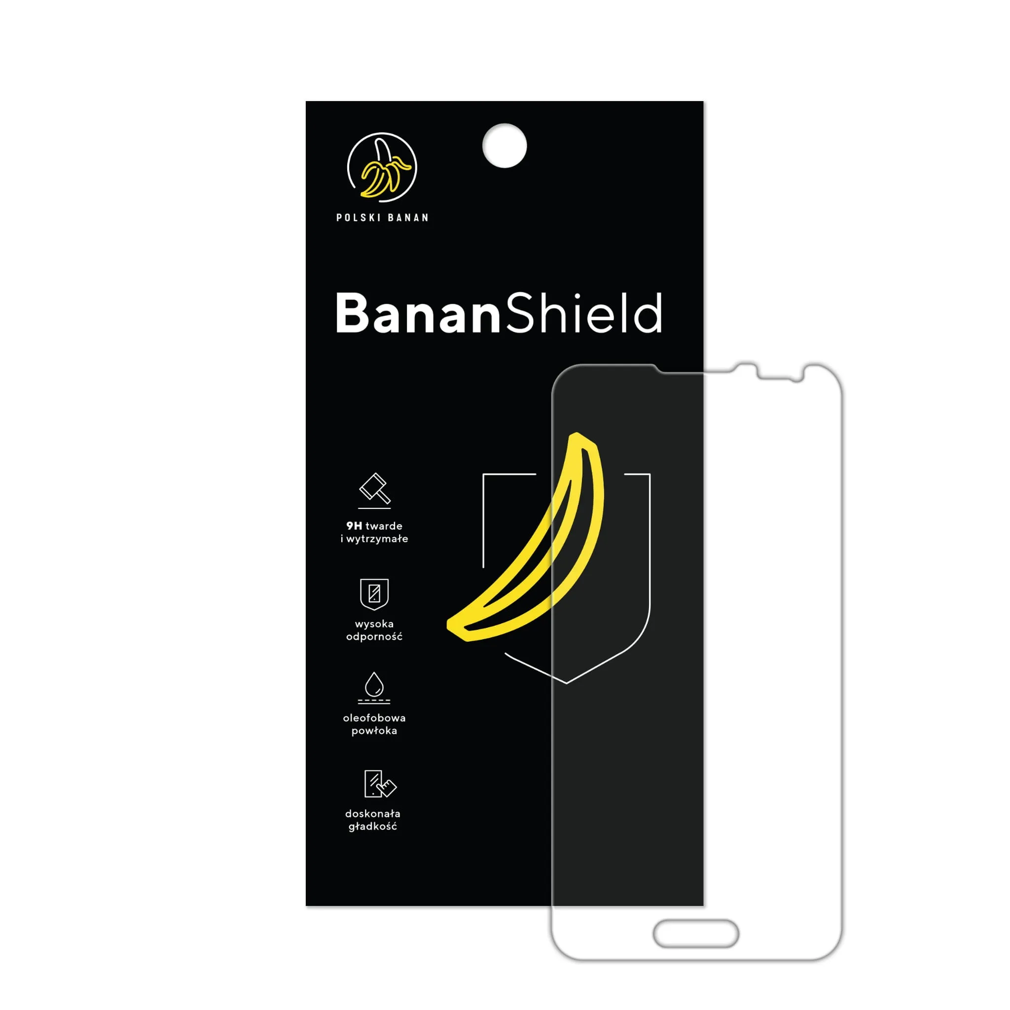 Szkło hartowane Polski Banan BananShield z opakowaniem do telefonu LG L90