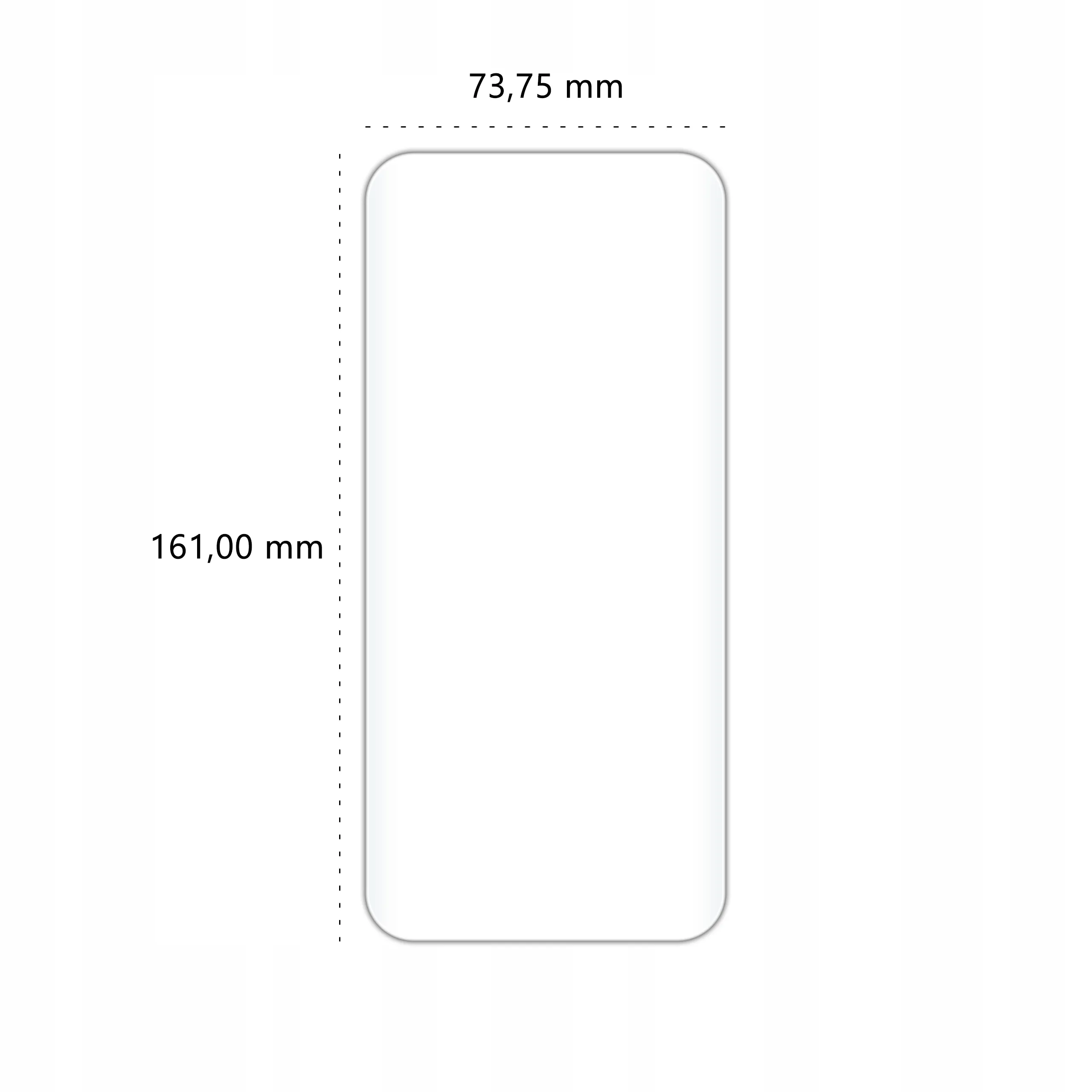 Wymiary szkła hartowanego UV Polski Banan BananUltra do telefonu Xiaomi Mi 11 Ultra