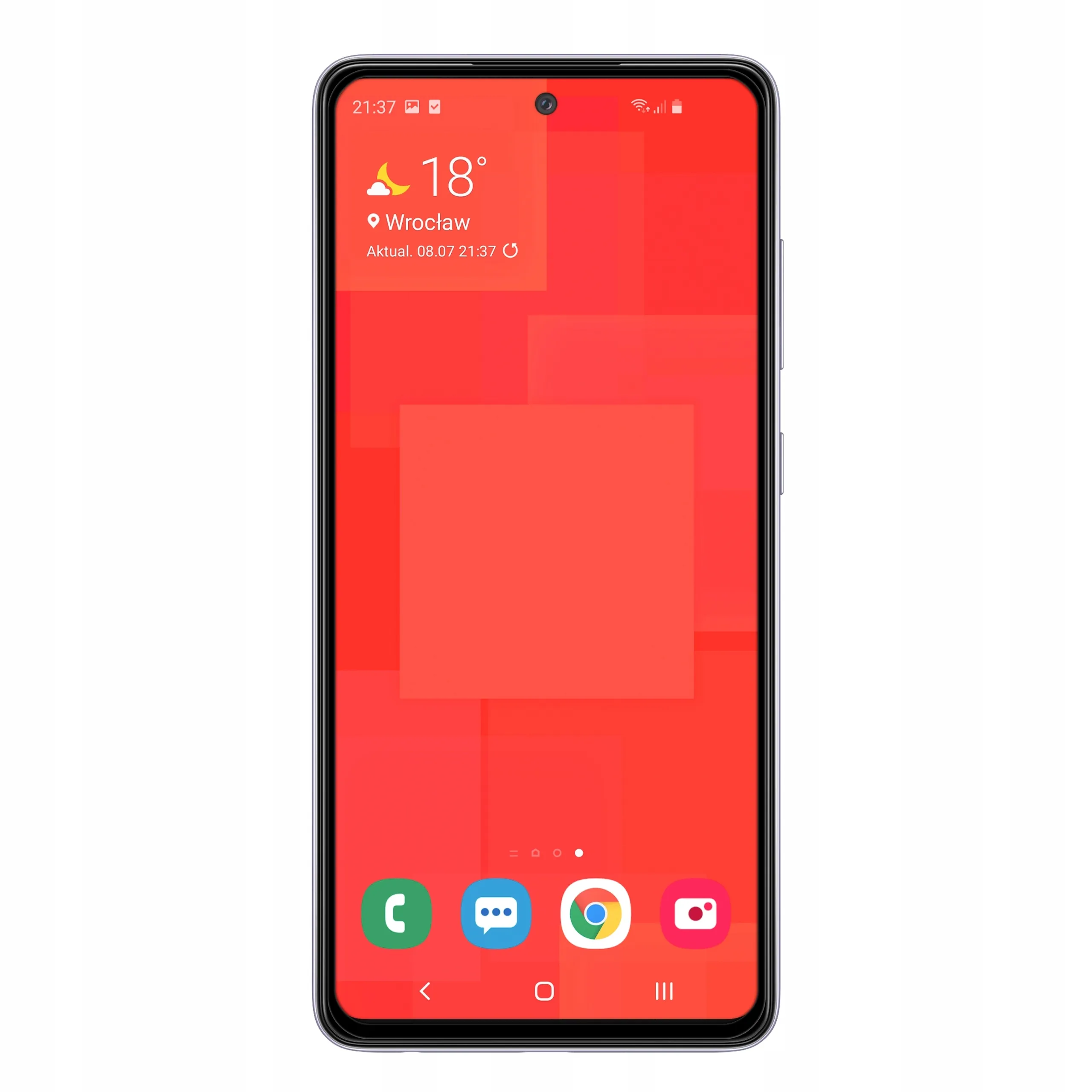 Telefon Samsung Galaxy A52 / A52s ze szkłem hartowanym 3D Polski Banan BananGuard w kolorze czarnym