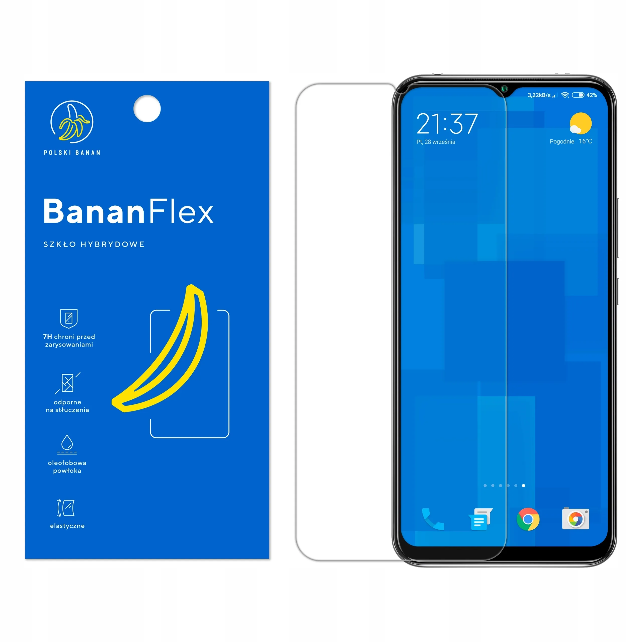 Szkło hybrydowe Polski Banan BananFlex do Xiaomi Mi 10 Lite