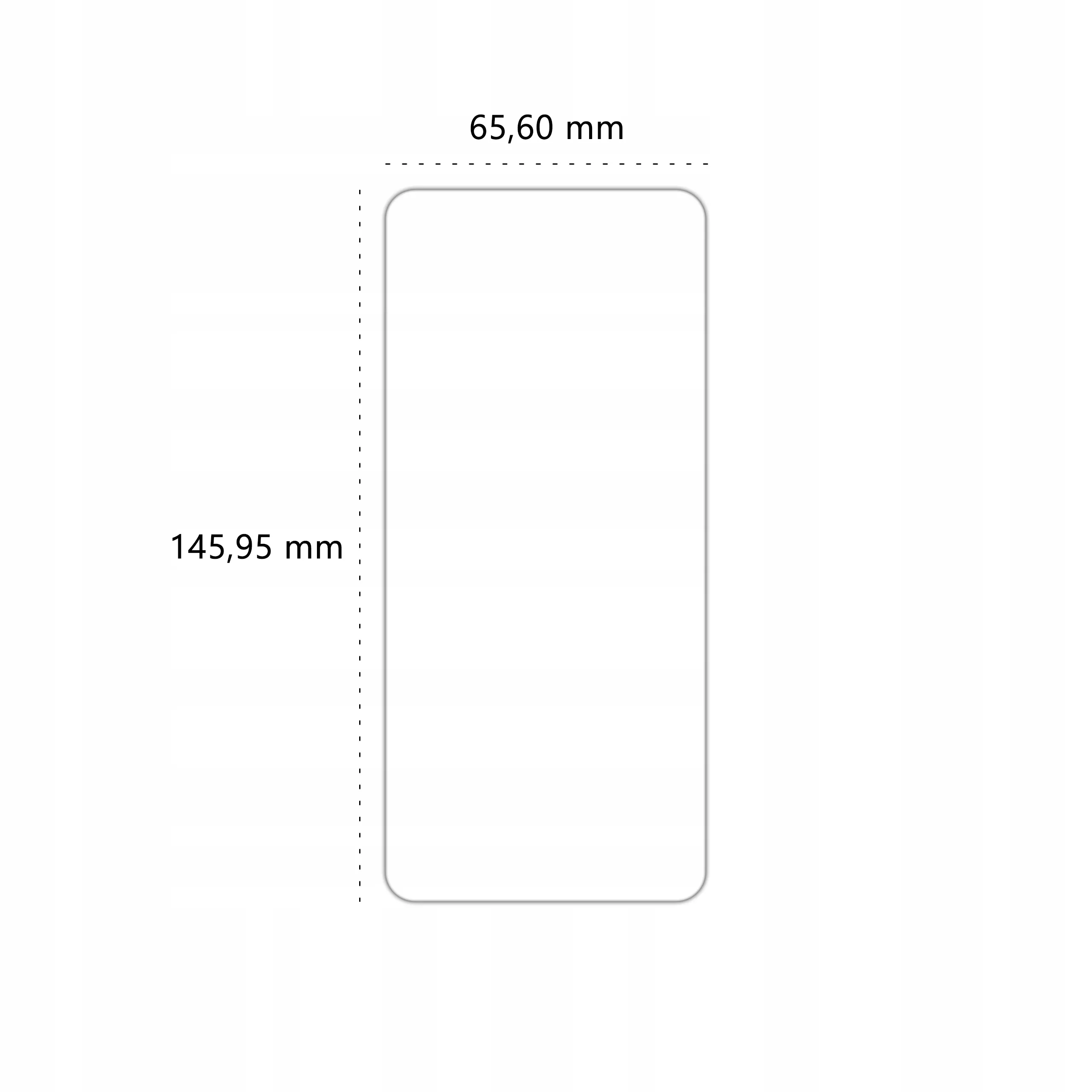 Wymiary szkła hybrydowego Polski Banan BananFlex do telefonu Samsung Galaxy S21