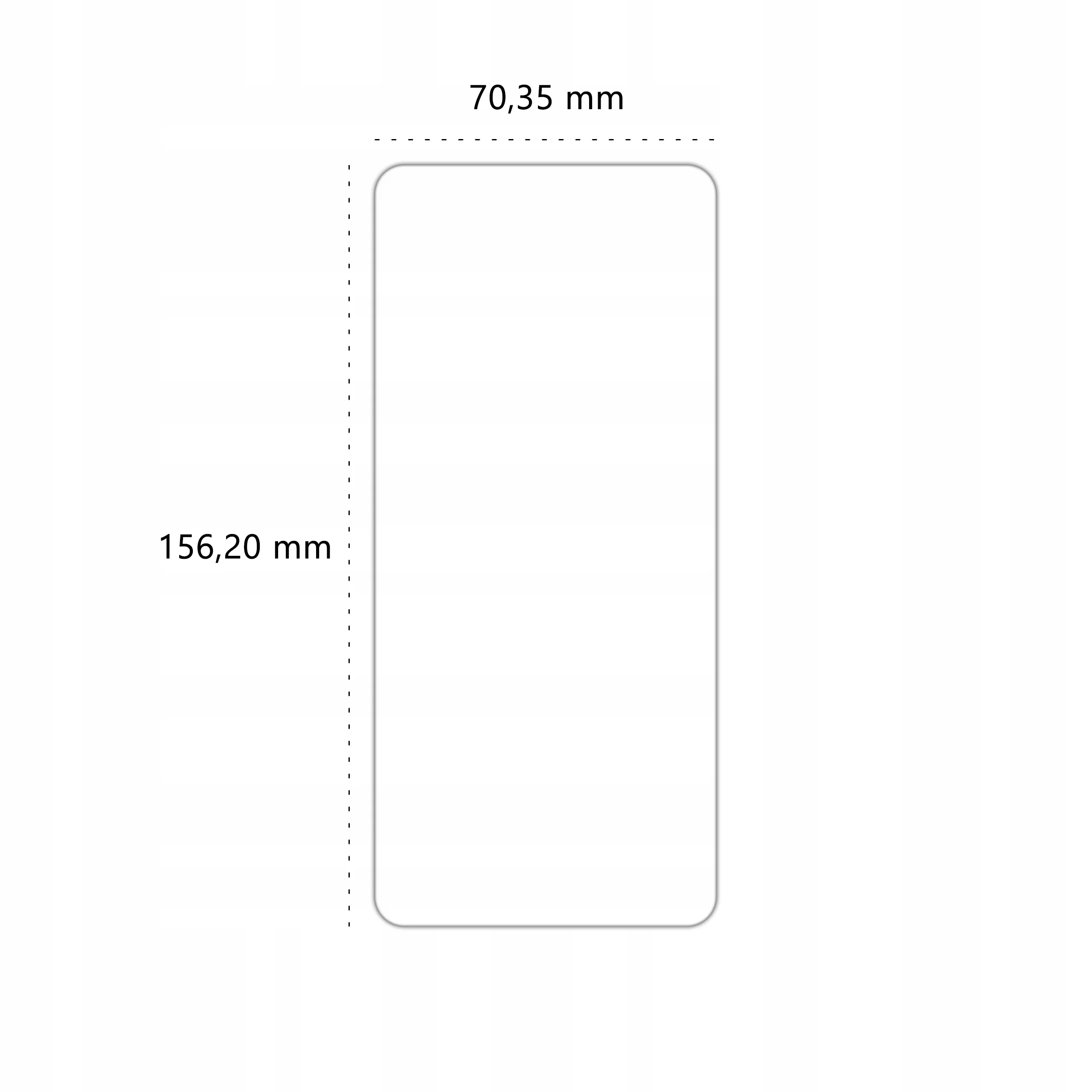 Wymiary szkła hybrydowego Polski Banan BananFlex do telefonu Samsung Galaxy S21 Plus