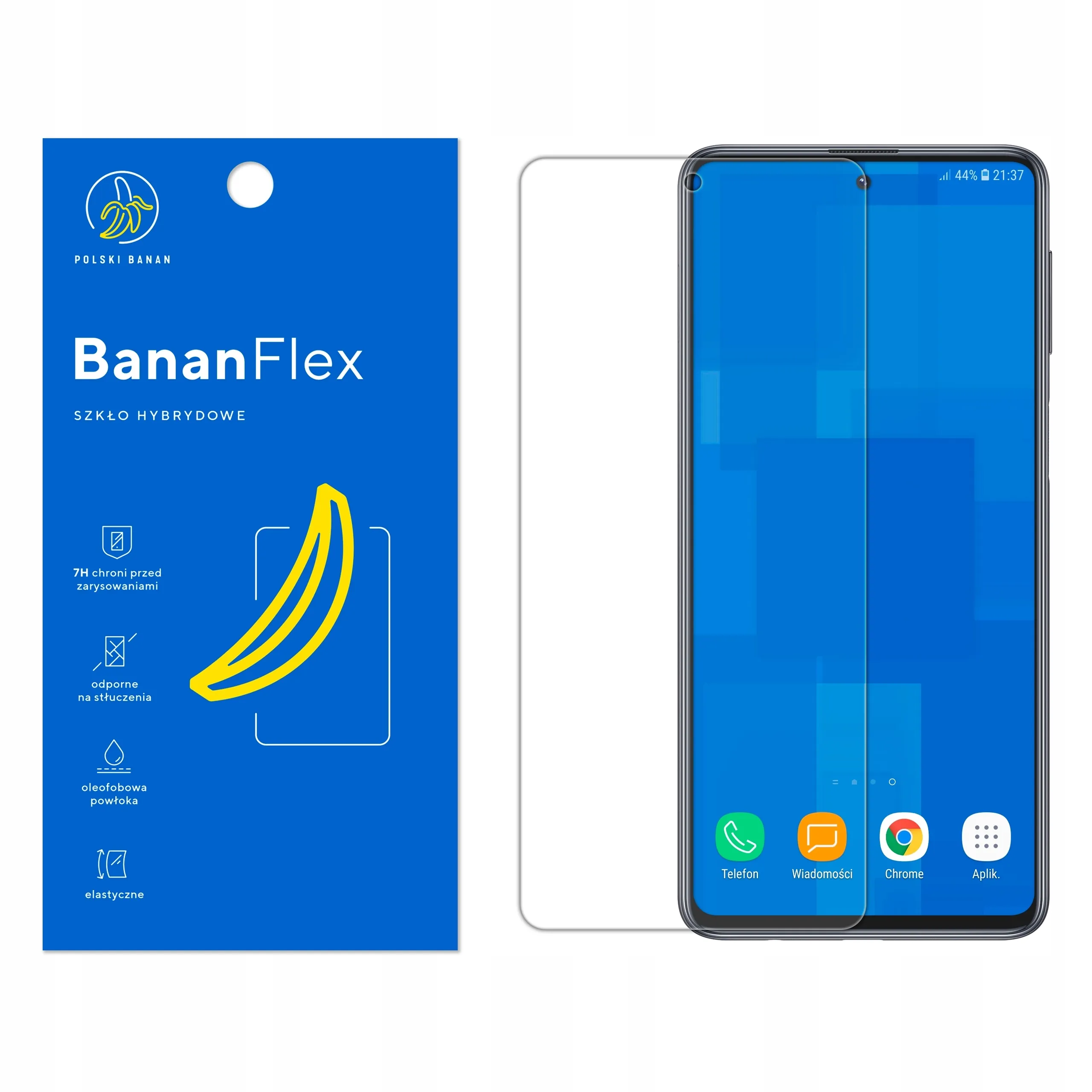 Szkło hybrydowe Polski Banan BananFlex do Samsung Galaxy M31s
