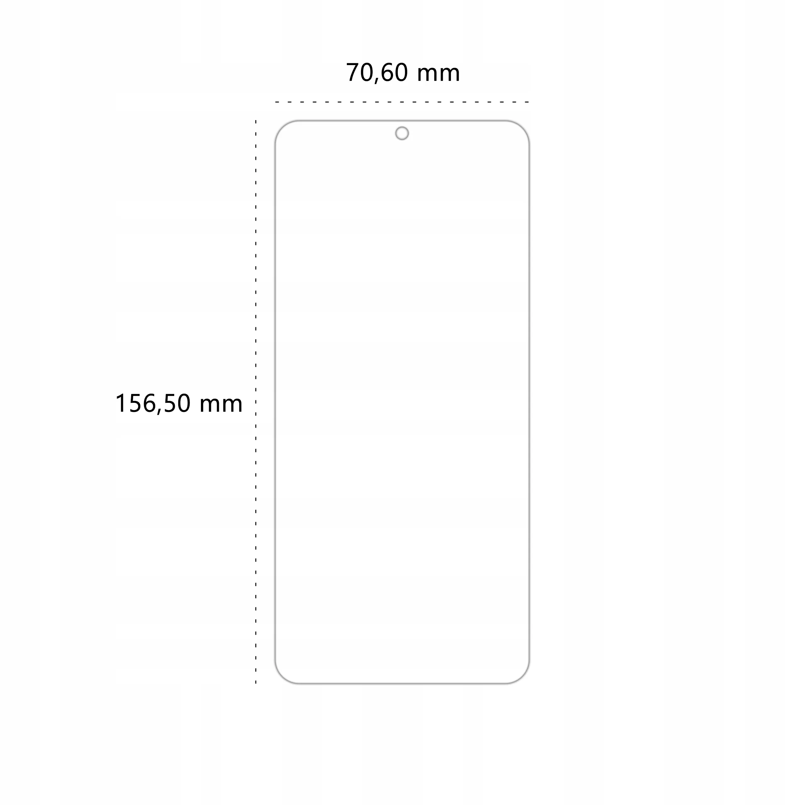 Wymiary folii ochronnej Polski Banan BananEdge do telefonu Samsung Galaxy S21 Plus