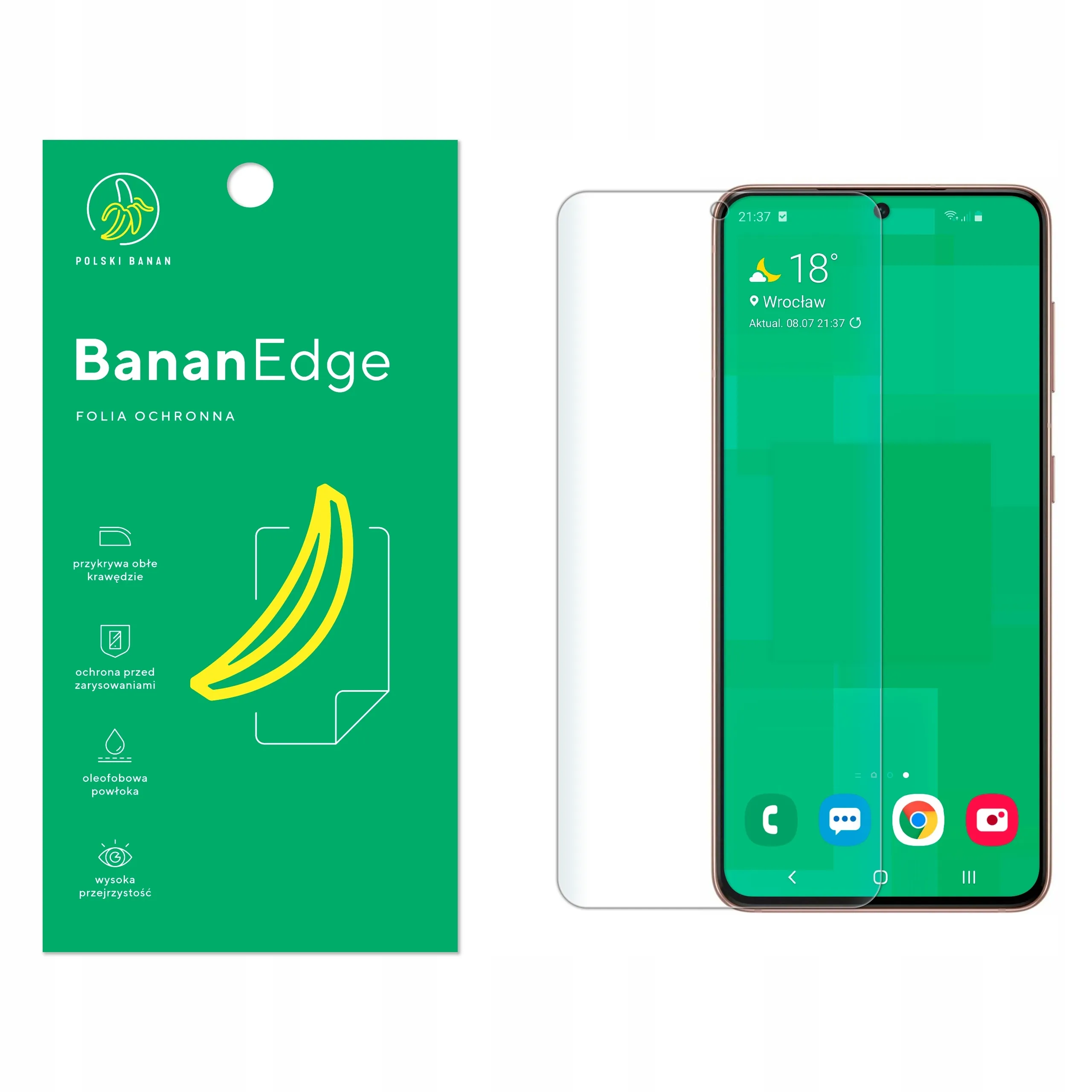 Folia ochronna Polski Banan BananEdge do Samsung Galaxy S21