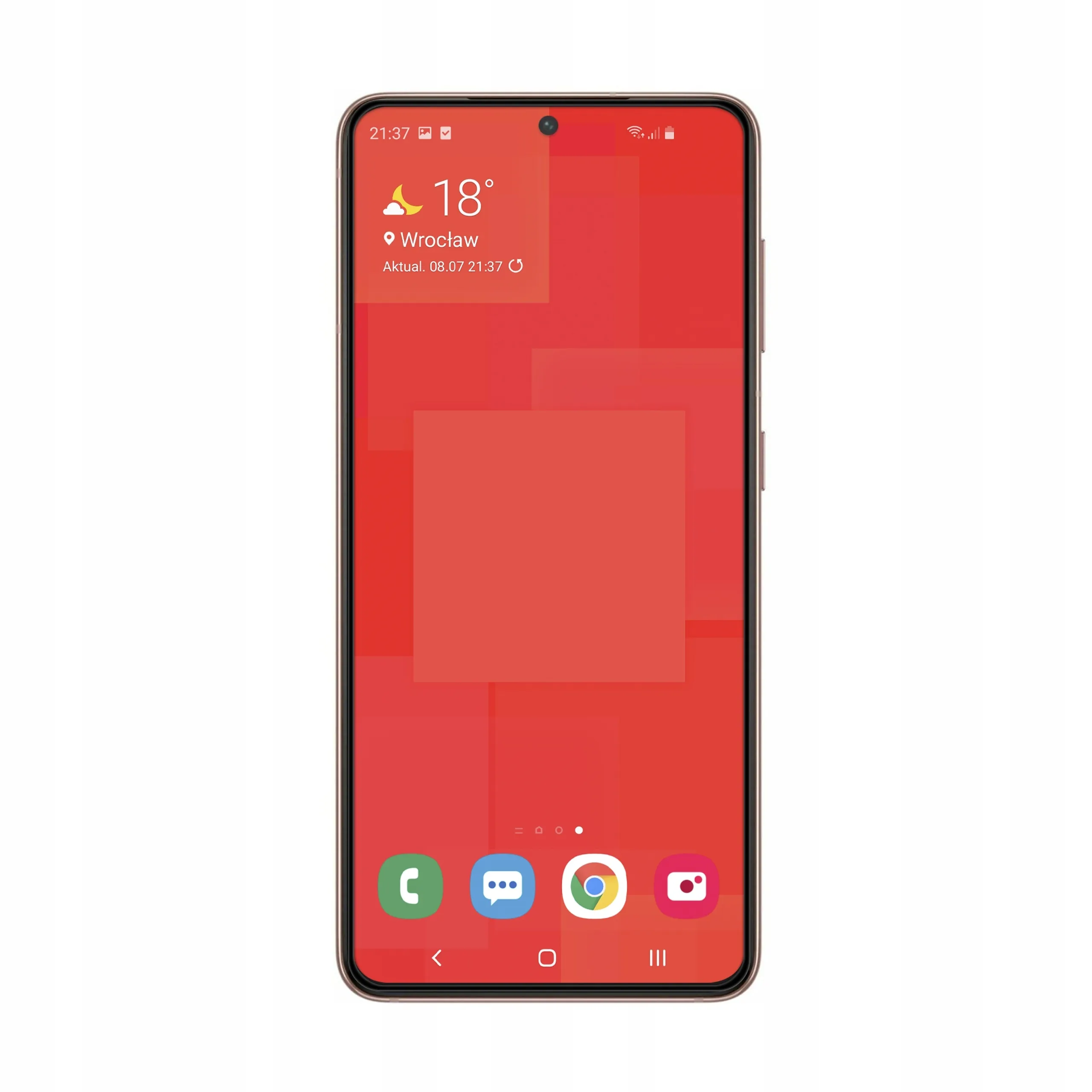 Telefon Samsung Galaxy S21 ze szkłem hartowanym 3D Polski Banan BananGuard w kolorze czarnym