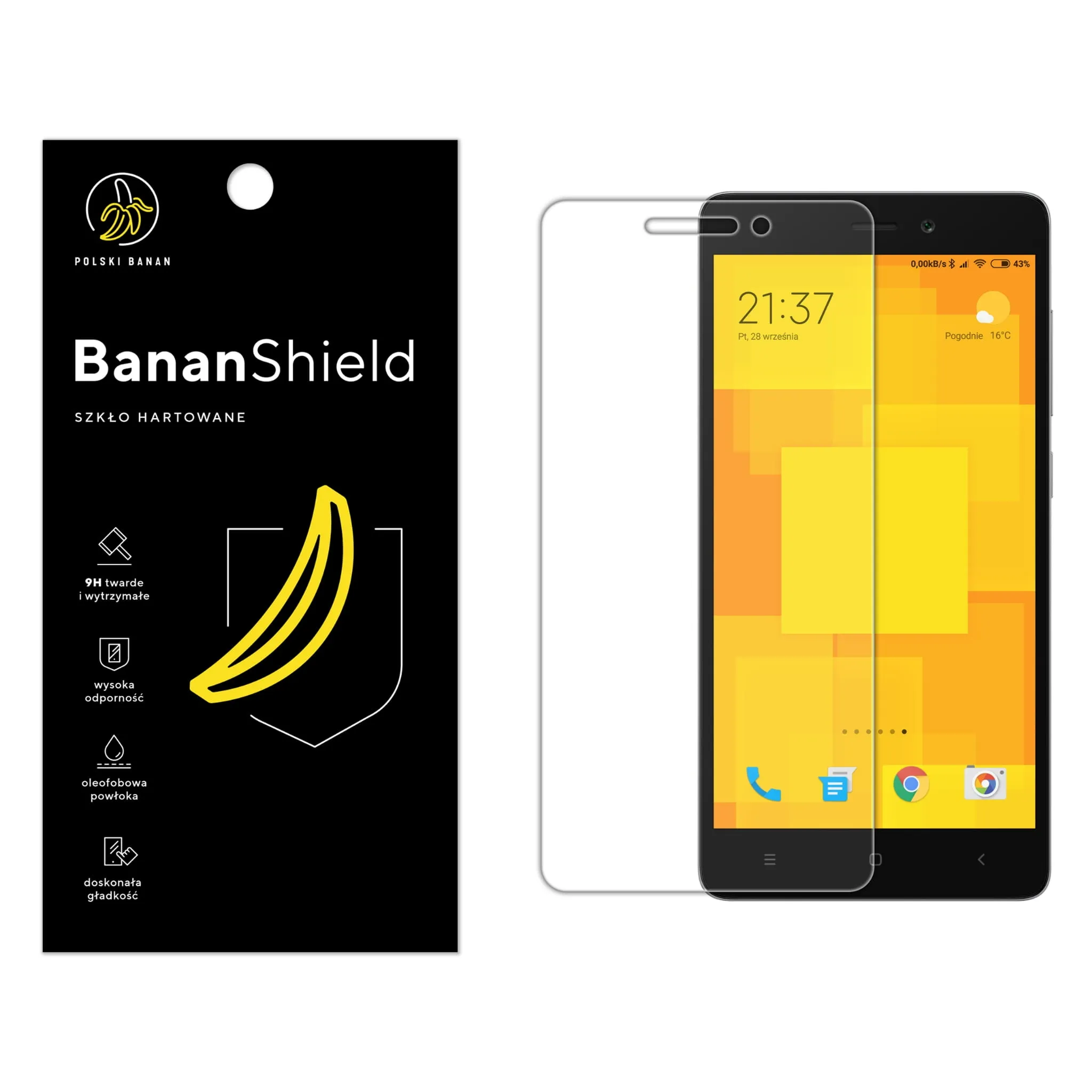 Szkło hartowane Polski Banan BananShield do Xiaomi Redmi 3