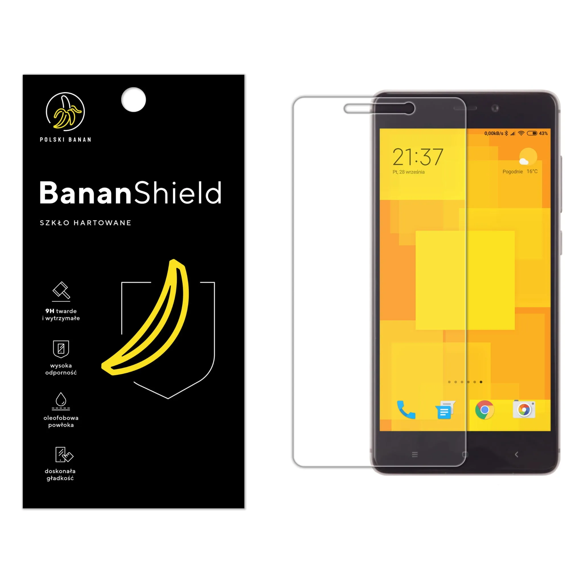 Szkło hartowane Polski Banan BananShield do Xiaomi Redmi 4