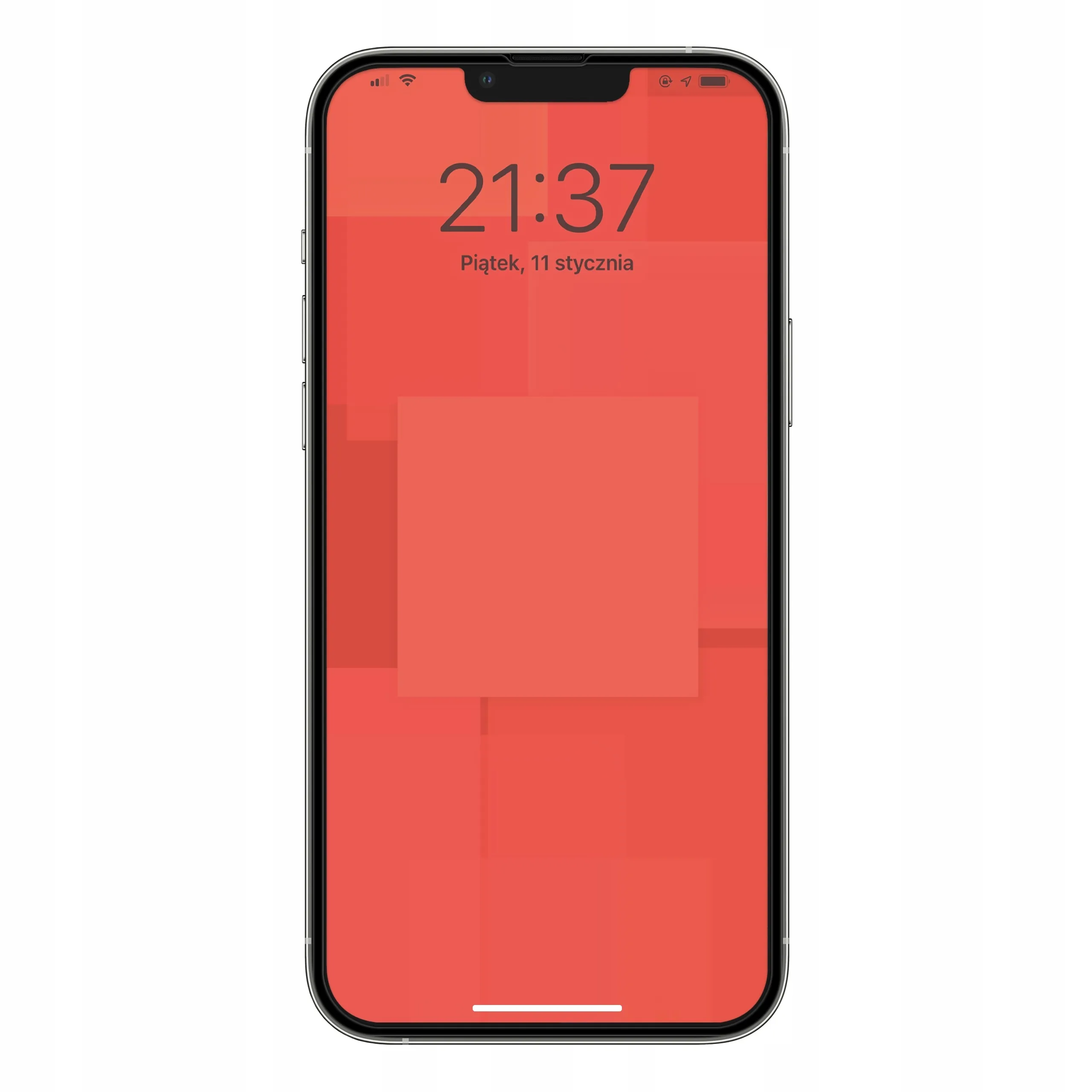Telefon Apple iPhone 13 Pro Max ze szkłem hartowanym 3D Polski Banan BananGuard w kolorze czarnym