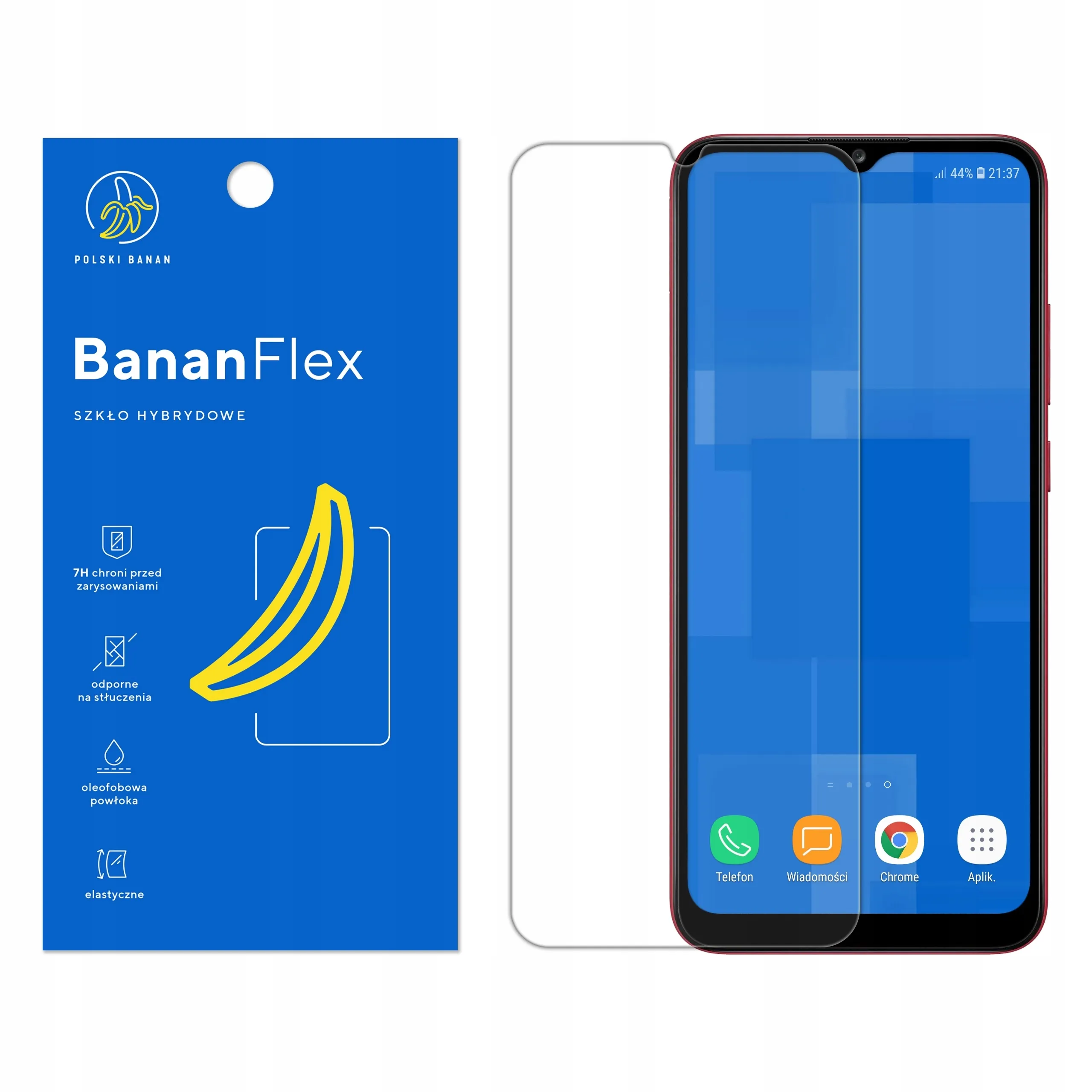 Szkło hybrydowe Polski Banan BananFlex do Samsung Galaxy A02s