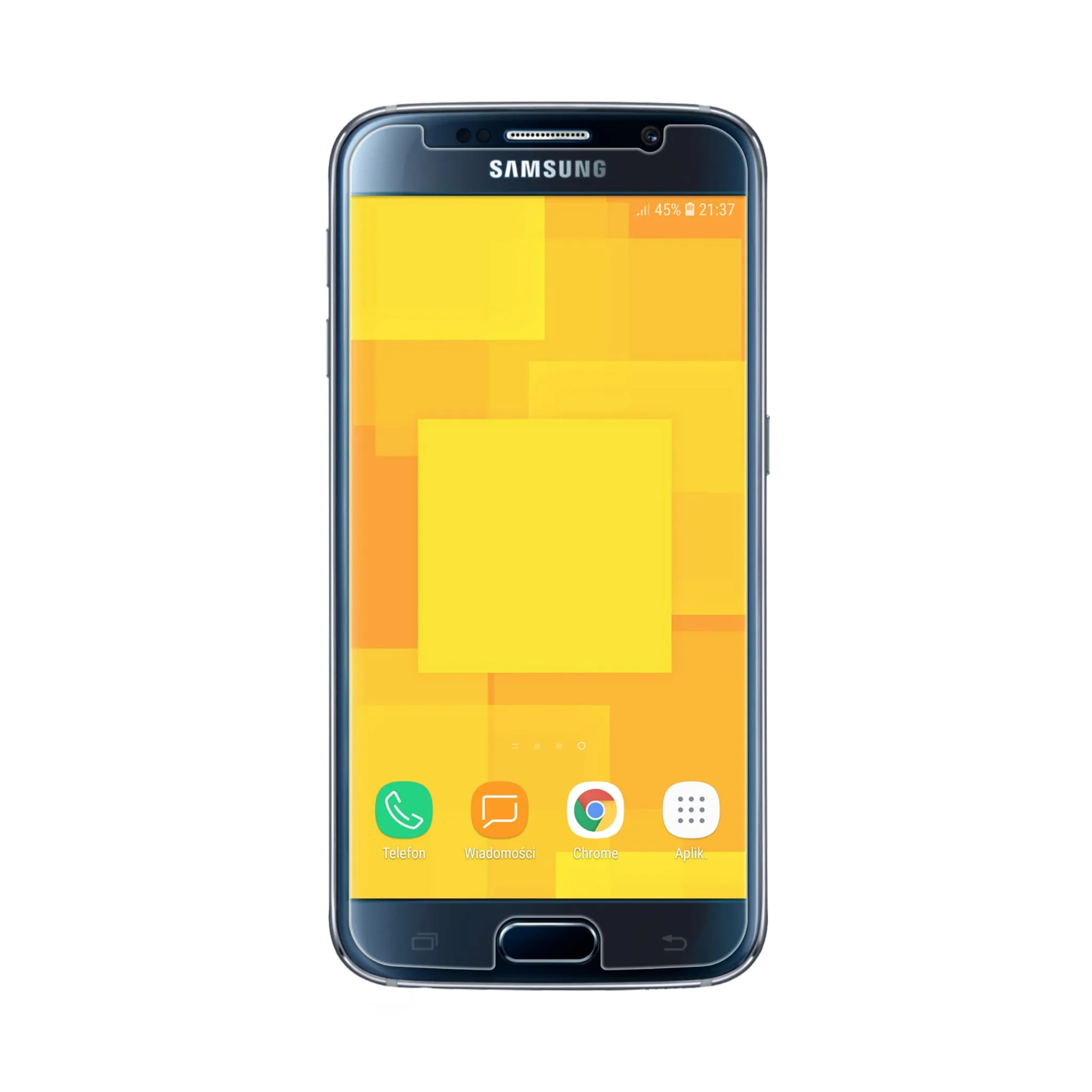 Telefon Samsung Galaxy S6 ze szkłem hartowanym Polski Banan BananShield