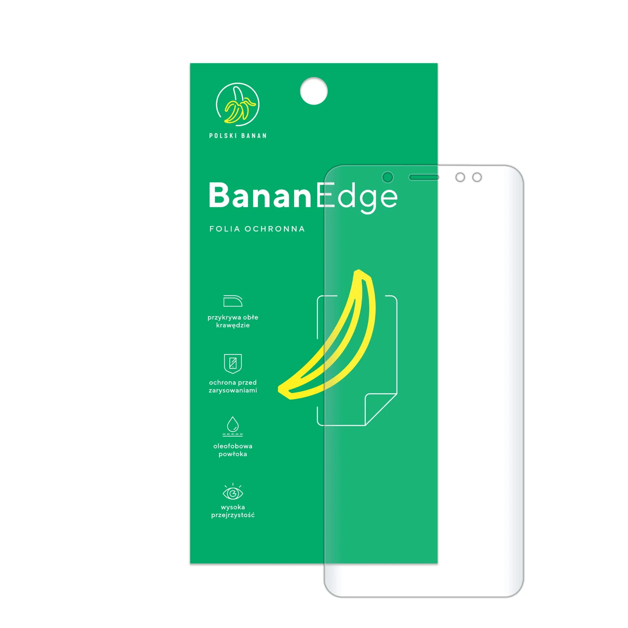 Folia ochronna Polski Banan BananEdge z opakowaniem do telefonu Xiaomi Redmi Note 5