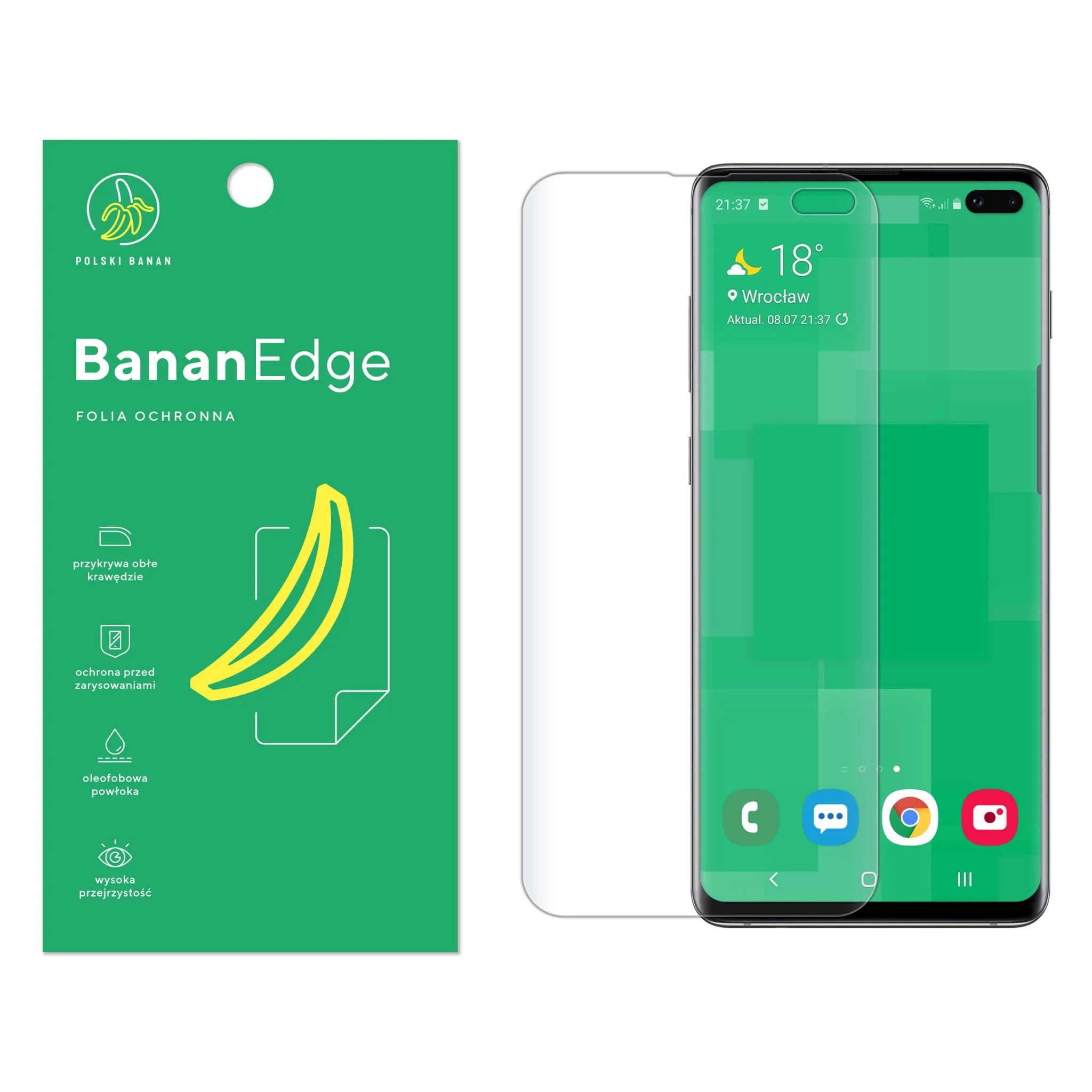 Folia ochronna Polski Banan BananEdge do Samsung Galaxy S10 Plus