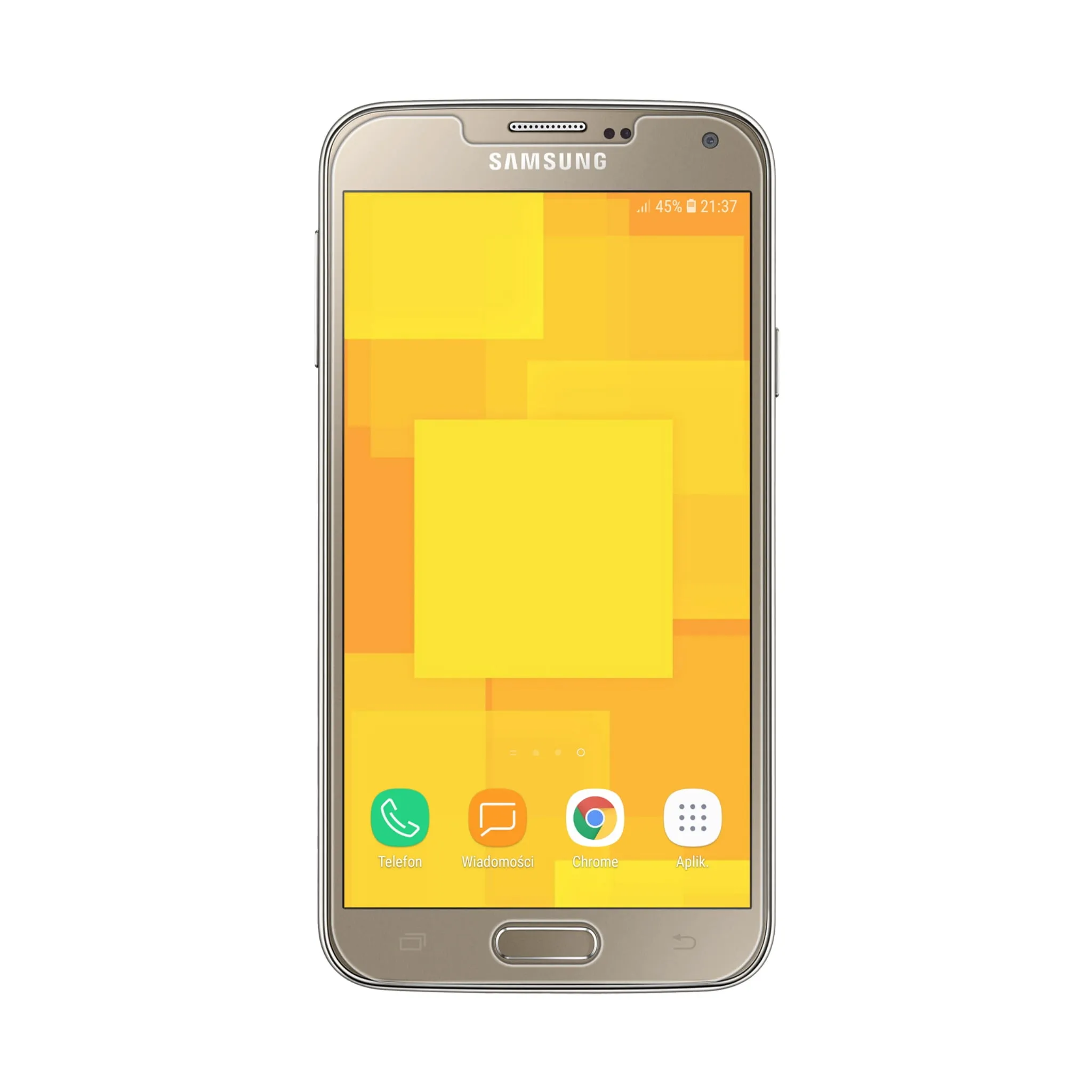 Telefon Samsung Galaxy S5 ze szkłem hartowanym Polski Banan BananShield