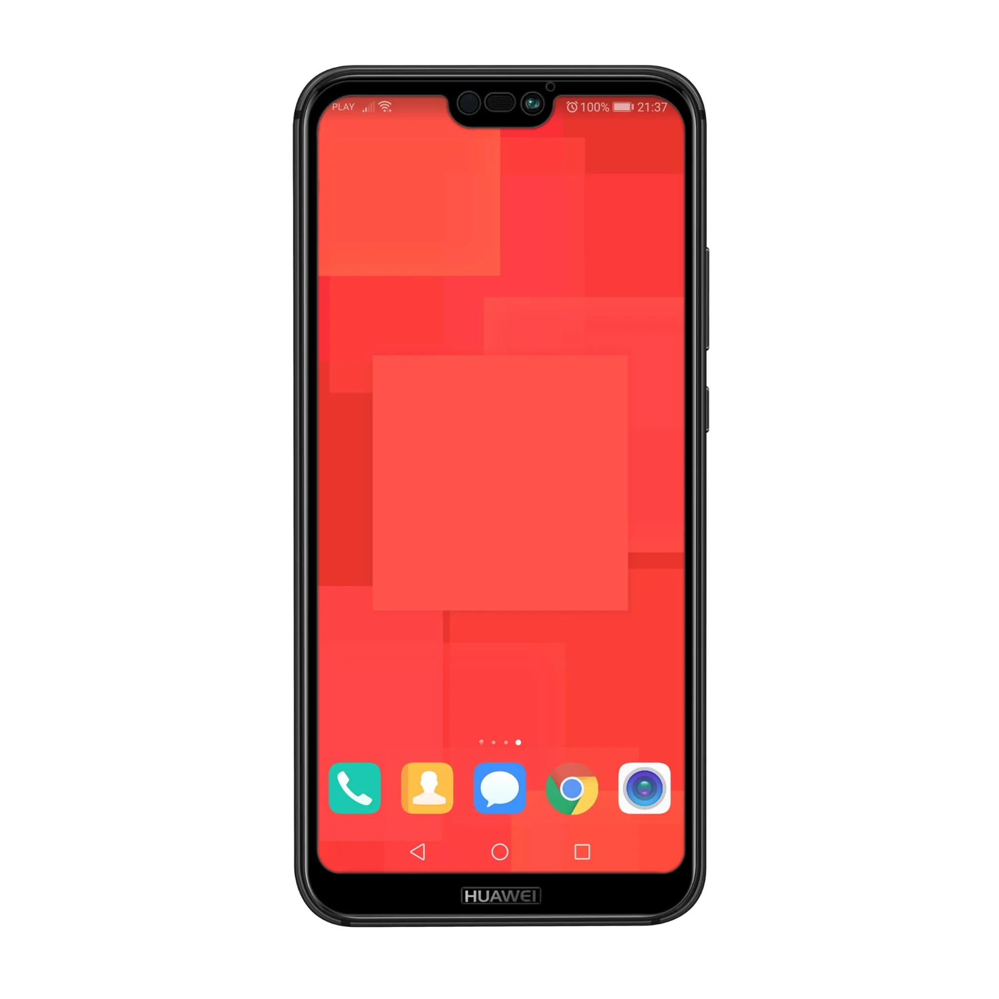 Telefon Huawei P20 Lite ze szkłem hartowanym 3D Polski Banan BananGuard w kolorze czarnym
