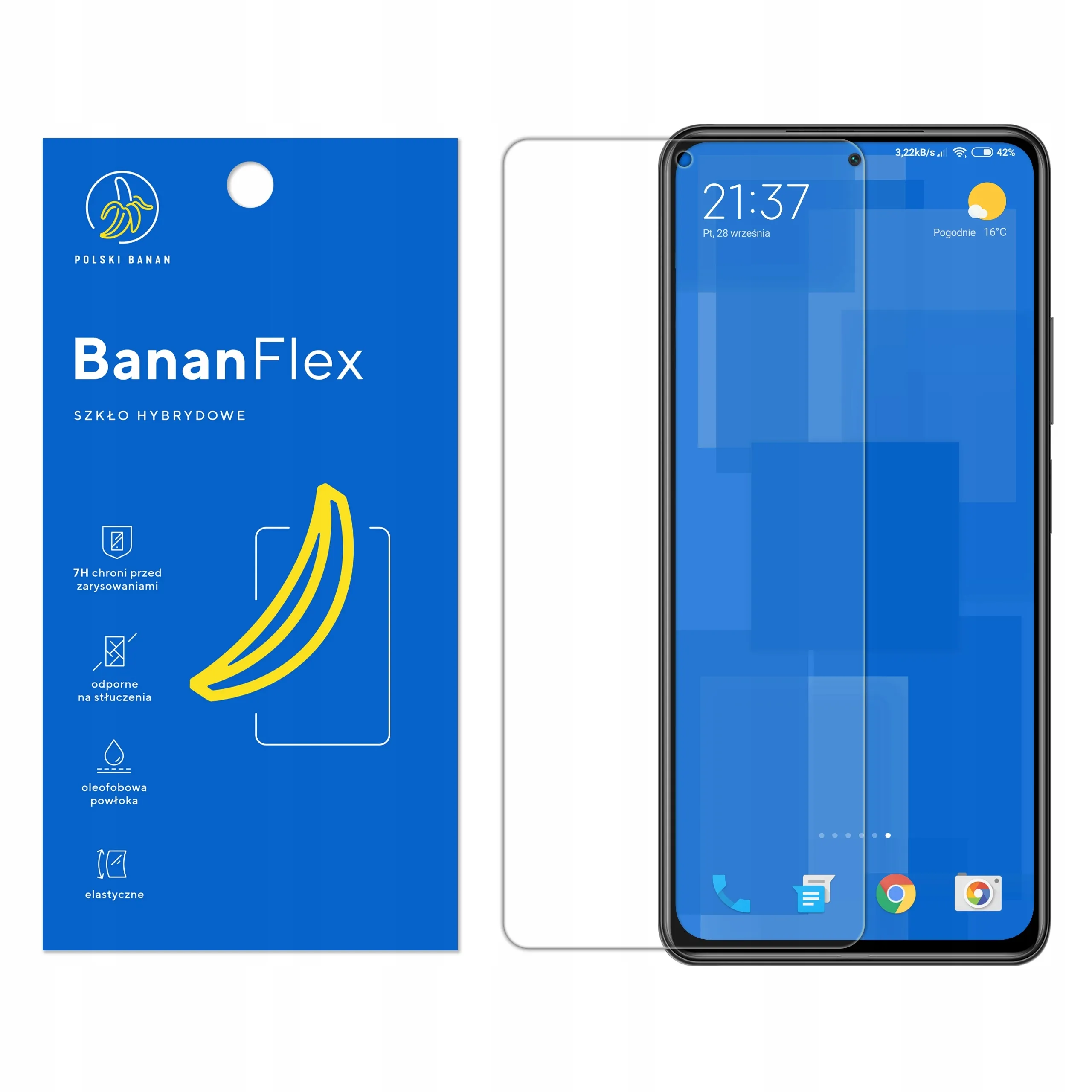 Szkło hybrydowe Polski Banan BananFlex do Xiaomi Mi 11i