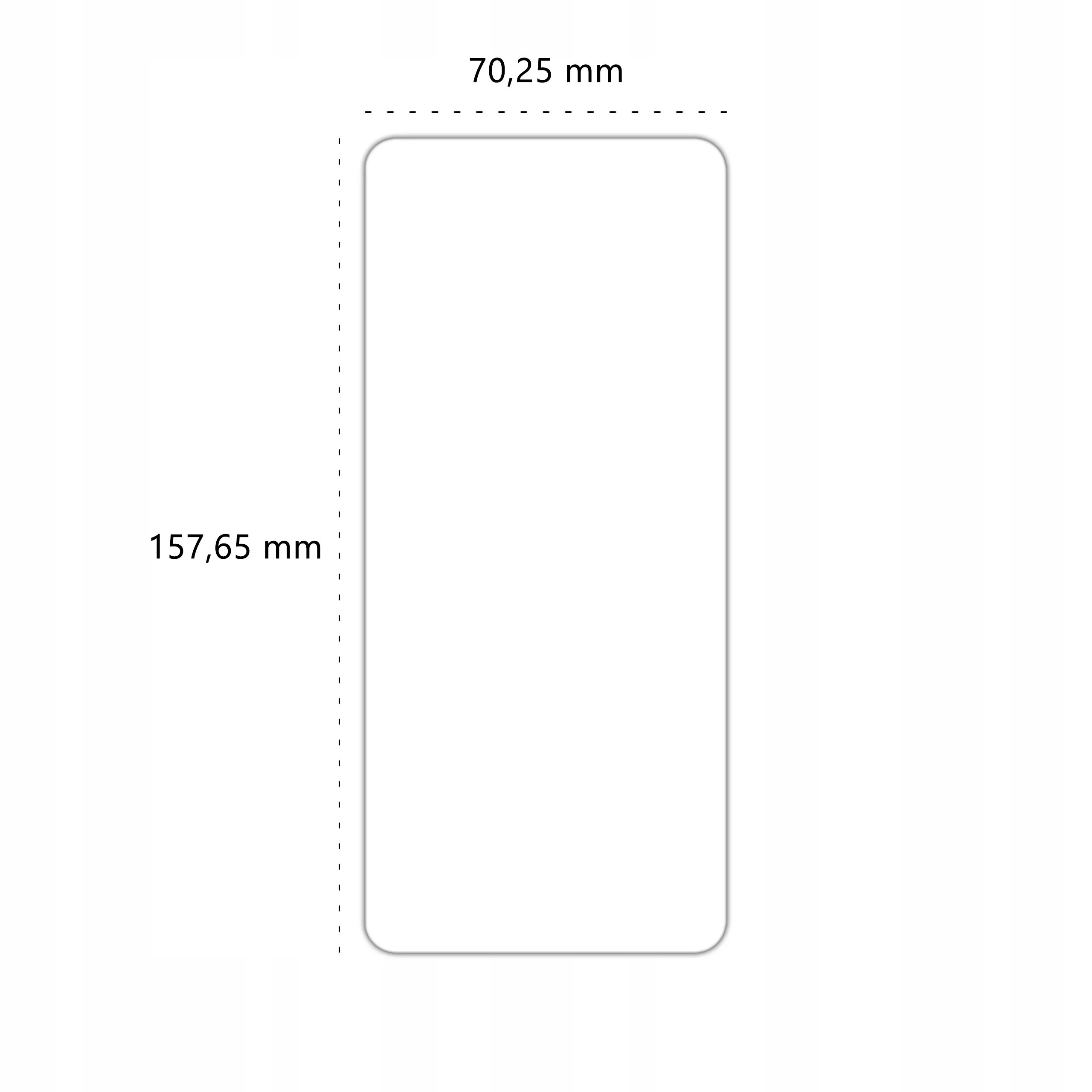 Wymiary szkła hartowanego Polski Banan BananShield do telefonu Xiaomi POCO X4 Pro 5G