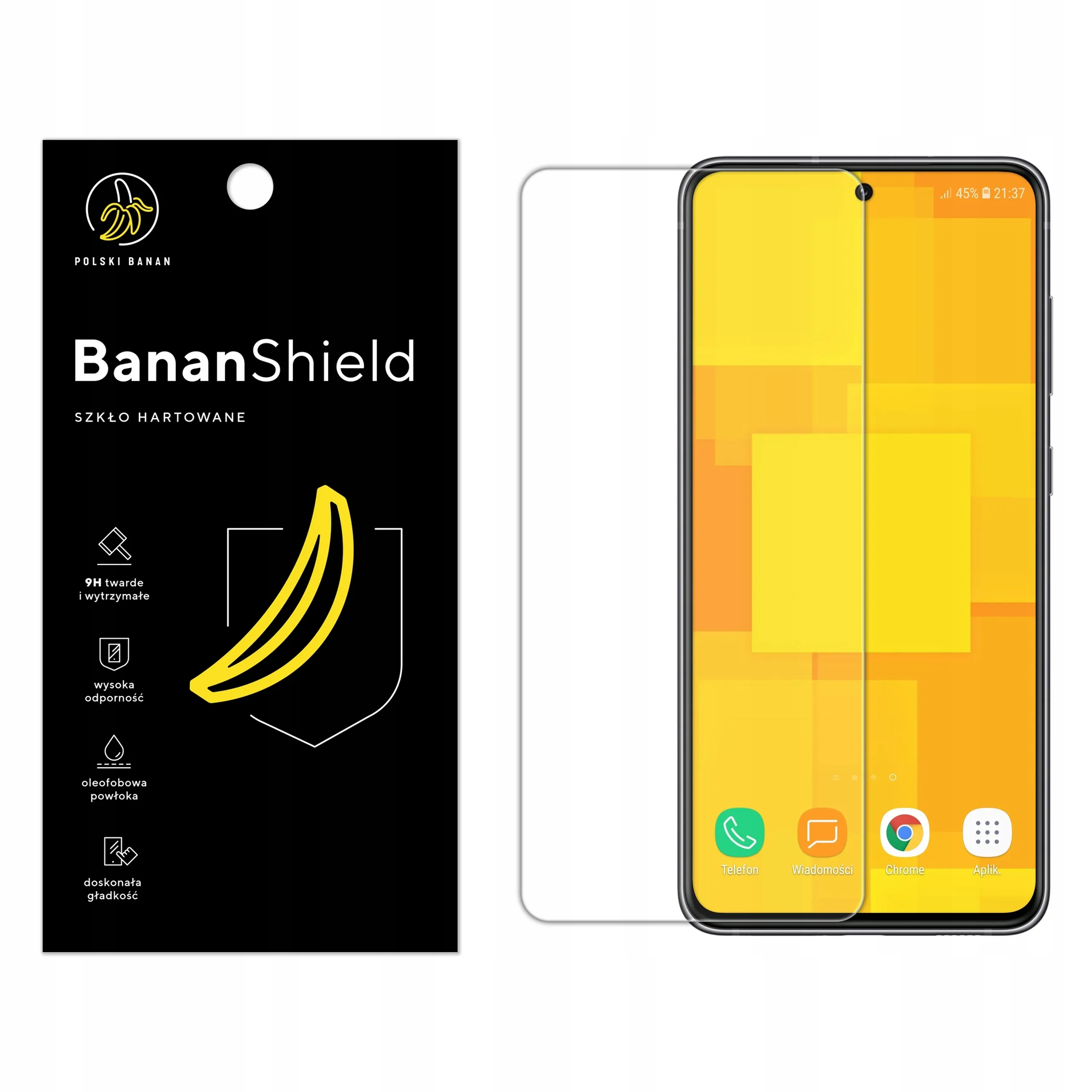 Szkło hartowane Polski Banan BananShield do Samsung Galaxy S21 FE