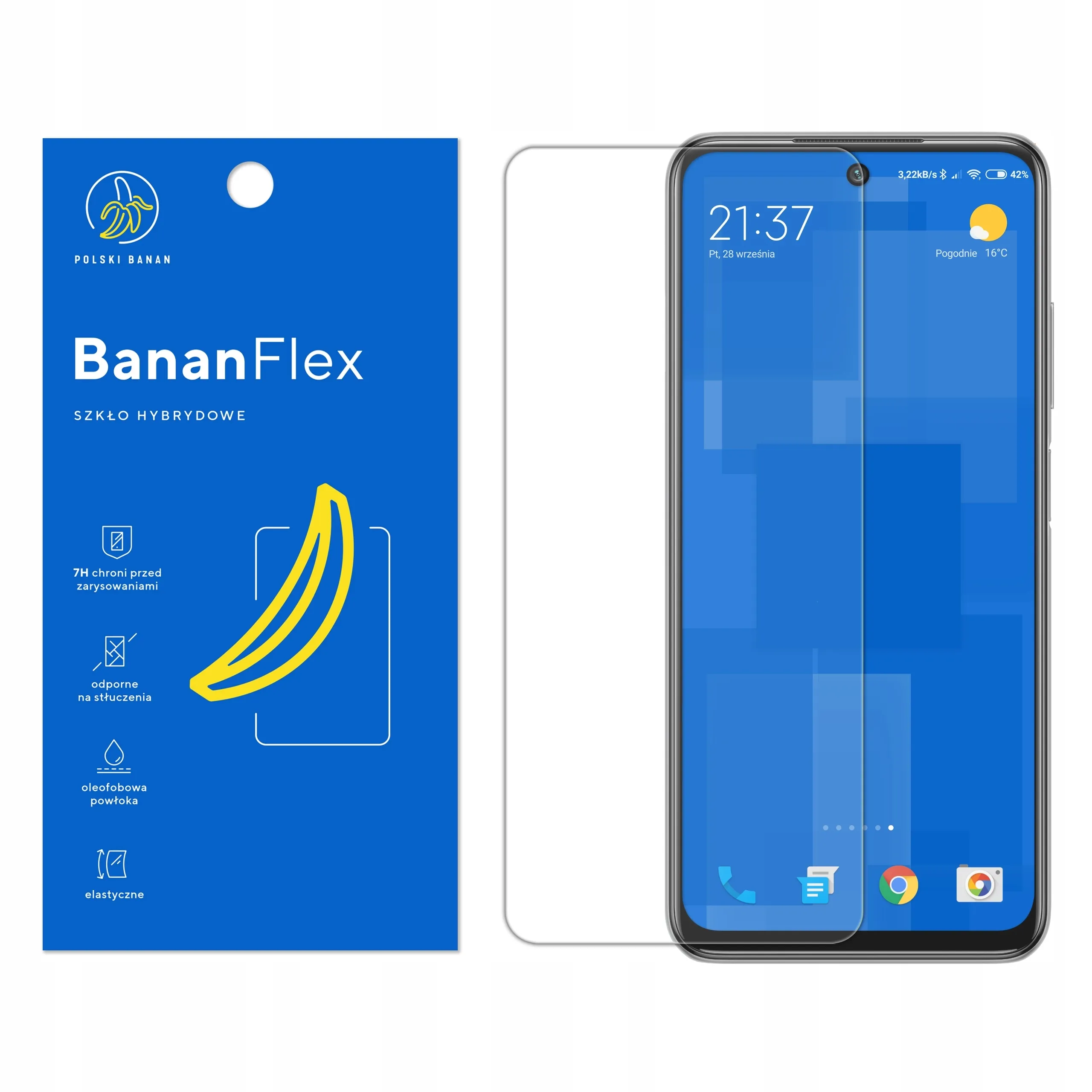 Szkło hybrydowe Polski Banan BananFlex do Xiaomi Redmi Note 10 5G