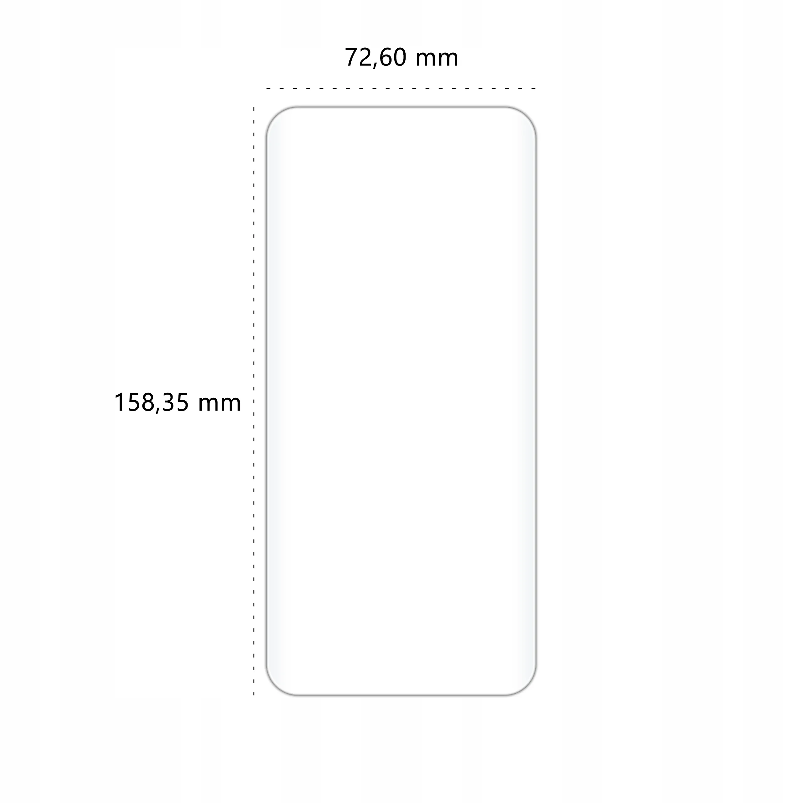 Wymiary szkła hartowanego UV Polski Banan BananUltra do telefonu Xiaomi 12 Pro