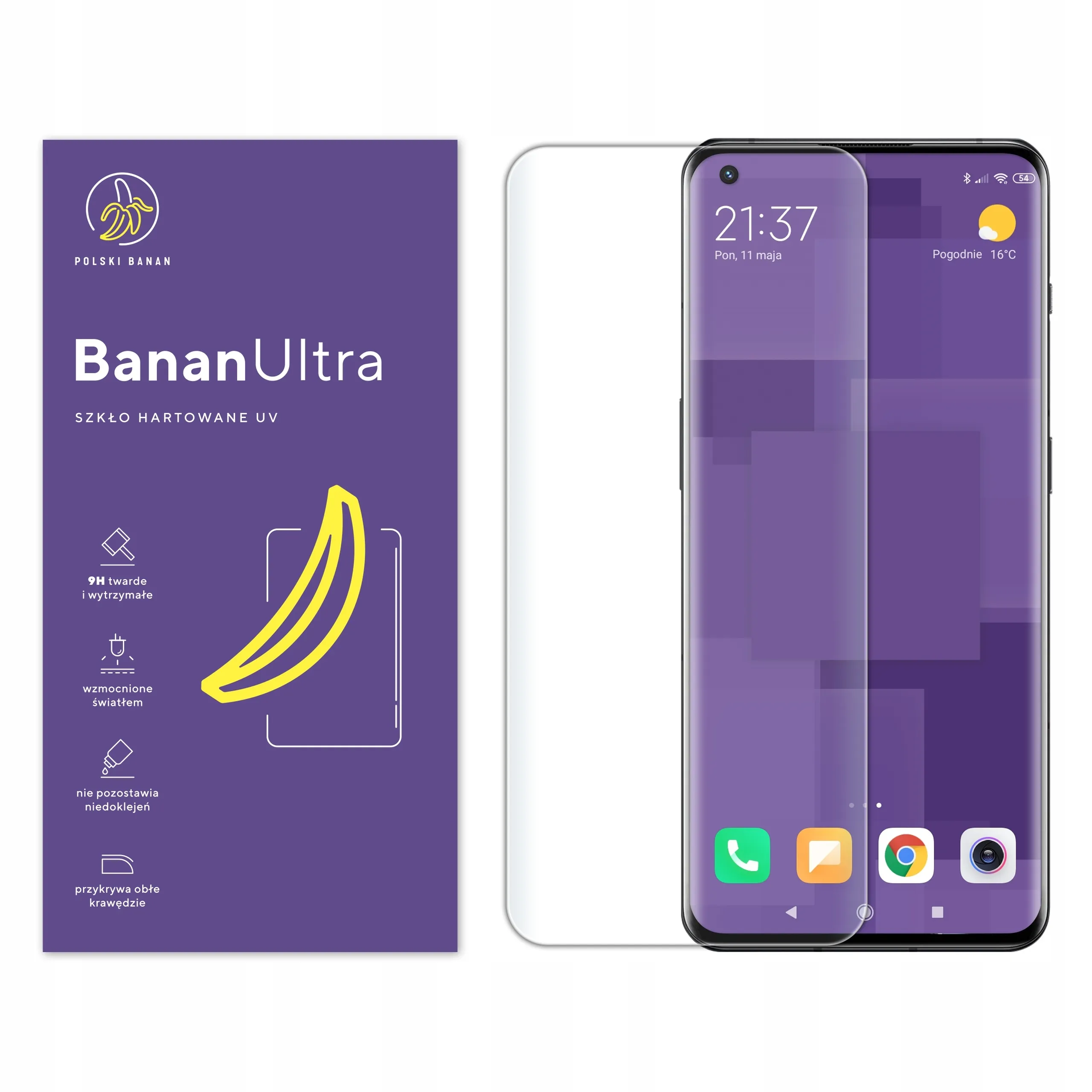 Szkło hartowane UV Polski Banan BananUltra do OnePlus 10 Pro