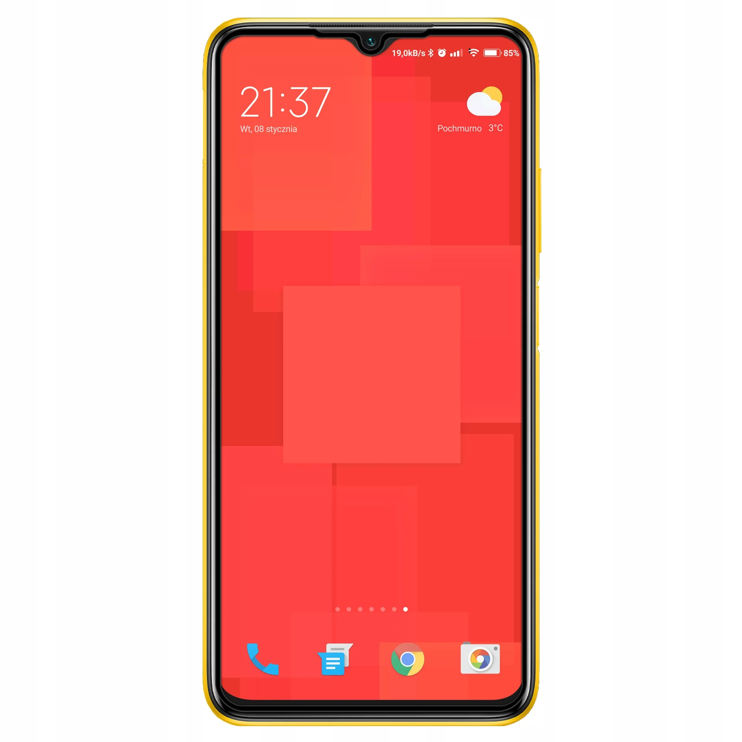 Telefon Xiaomi POCO M3 ze szkłem hartowanym 3D Polski Banan BananGuard w kolorze czarnym