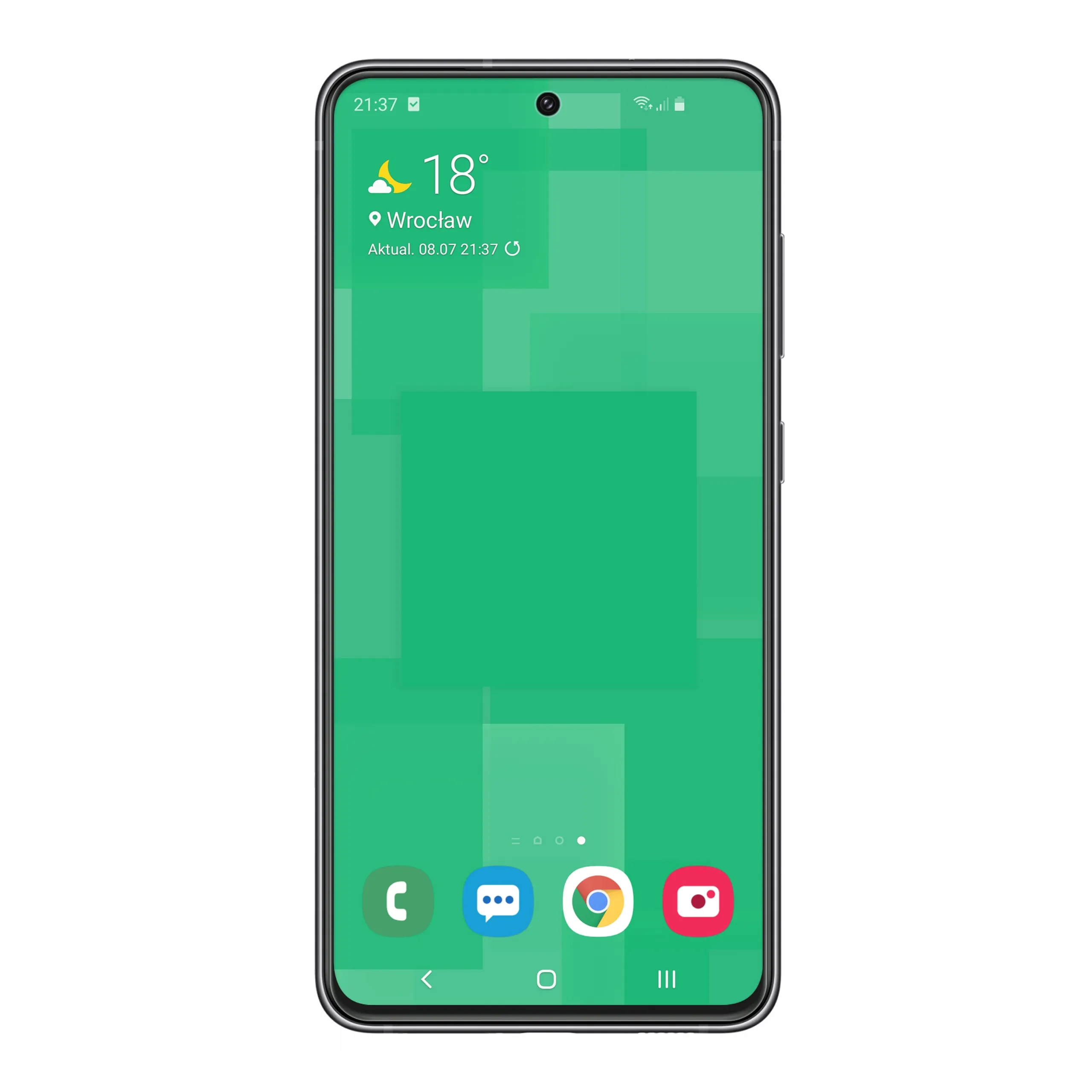 Telefon Samsung Galaxy S21 FE z folią ochronną Polski Banan BananEdge