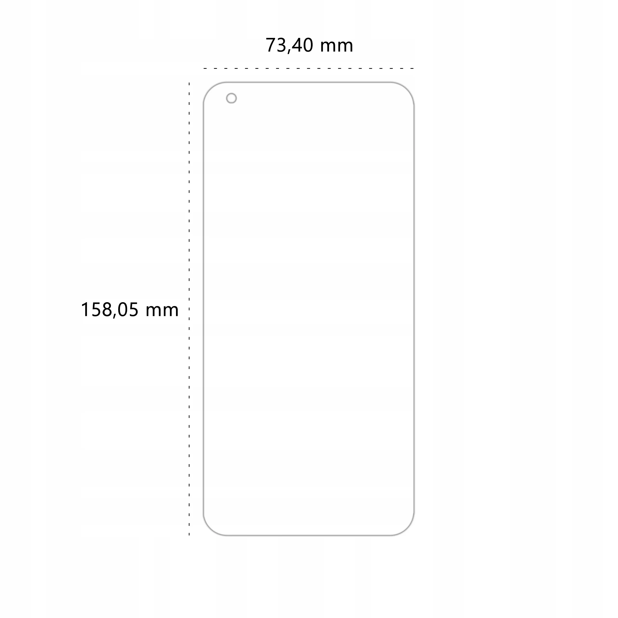 Wymiary folii ochronnej Polski Banan BananEdge do telefonu OnePlus 10 Pro