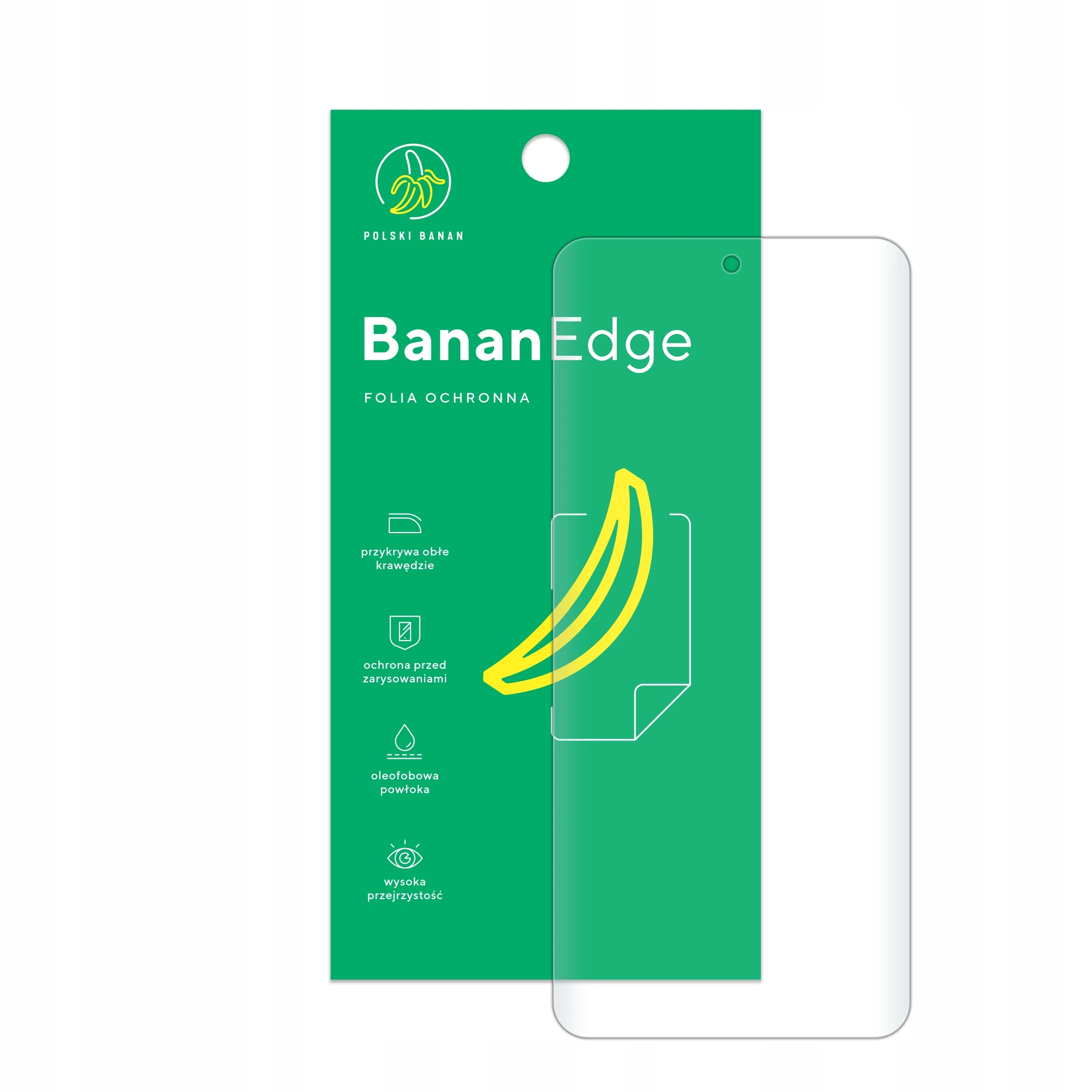 Folia ochronna Polski Banan BananEdge z opakowaniem do telefonu Xiaomi Redmi Note 10 5G
